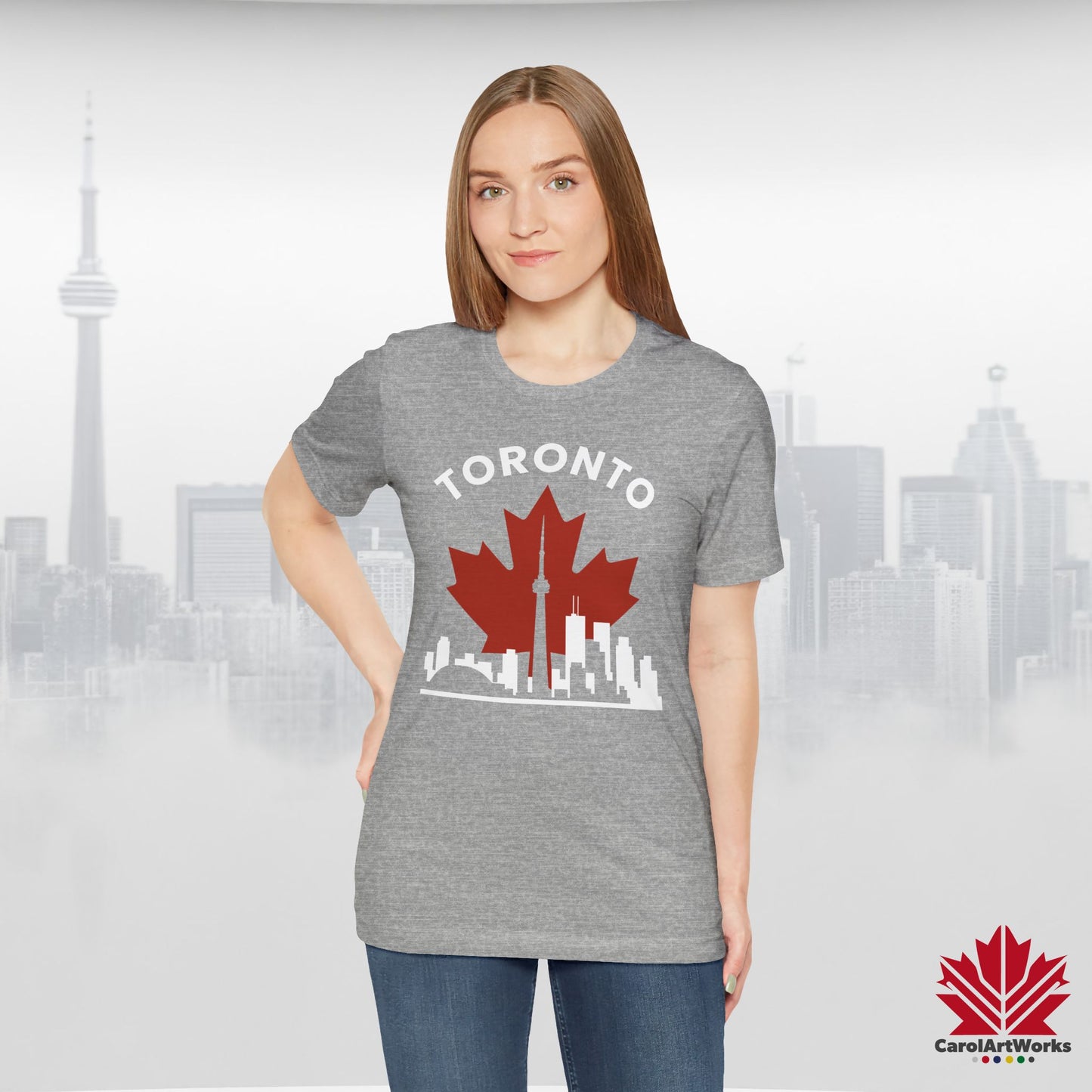 T-shirt Toronto Leafline Premium pour une allure canadienne décontractée
