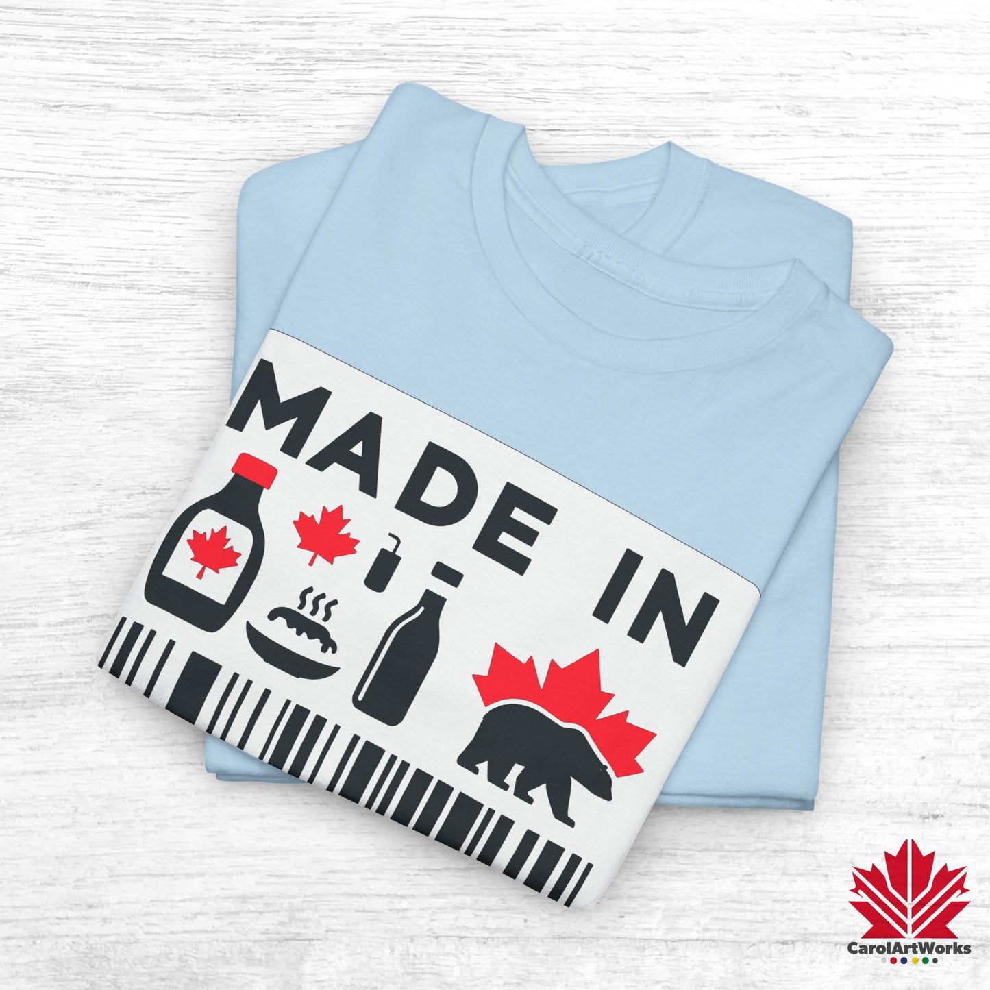 “Made in Canada” Unisex Cotton Tee – Canadian Pride T-Shirt