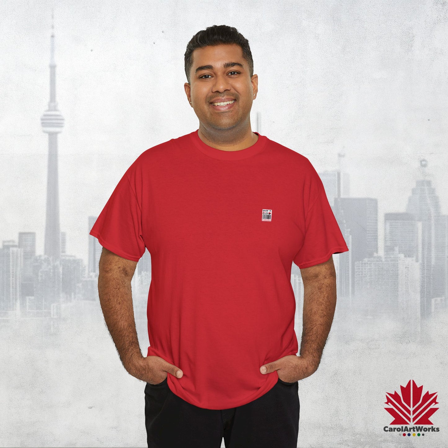 “Made in Canada” Unisex Cotton Tee – Canadian Pride T-Shirt