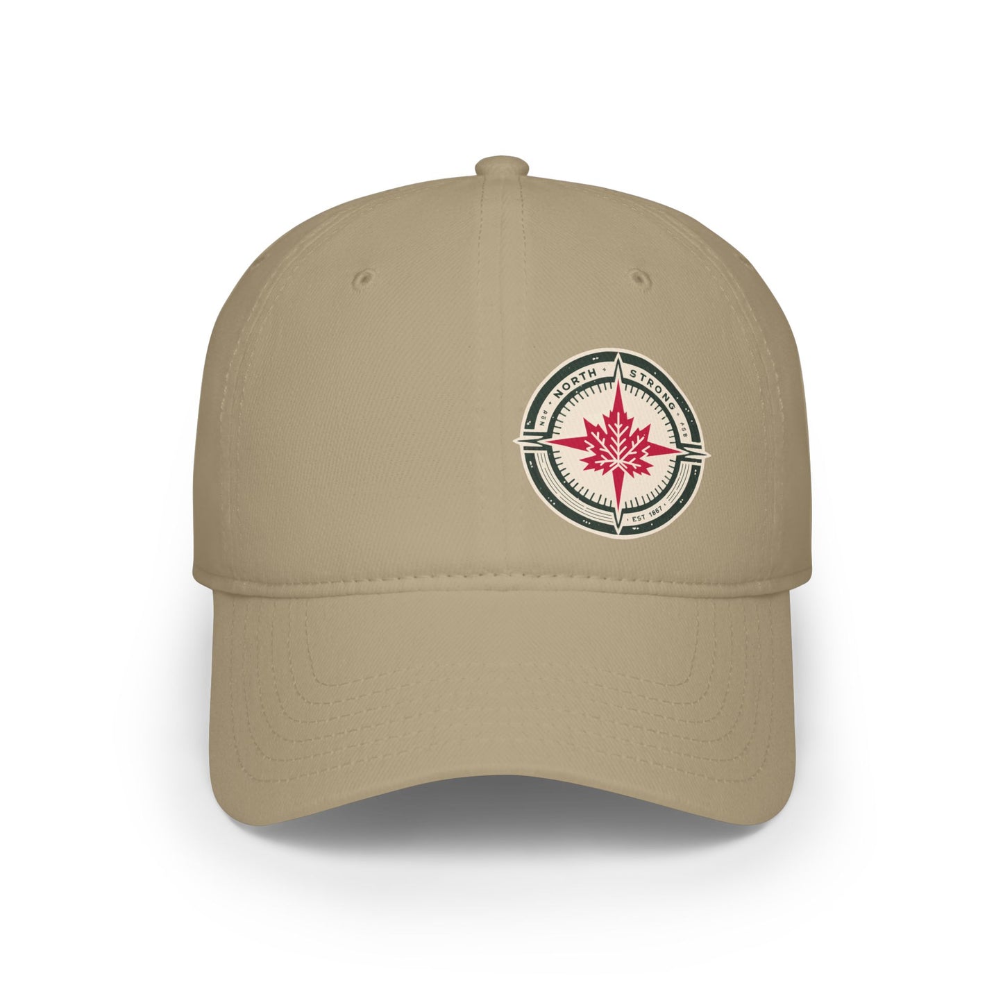 Casquette de baseball élégante « North Strong » avec motif boussole – Chapeau tendance