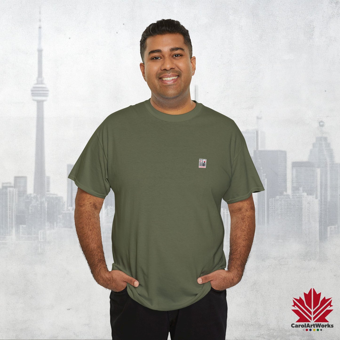 “Made in Canada” Unisex Cotton Tee – Canadian Pride T-Shirt