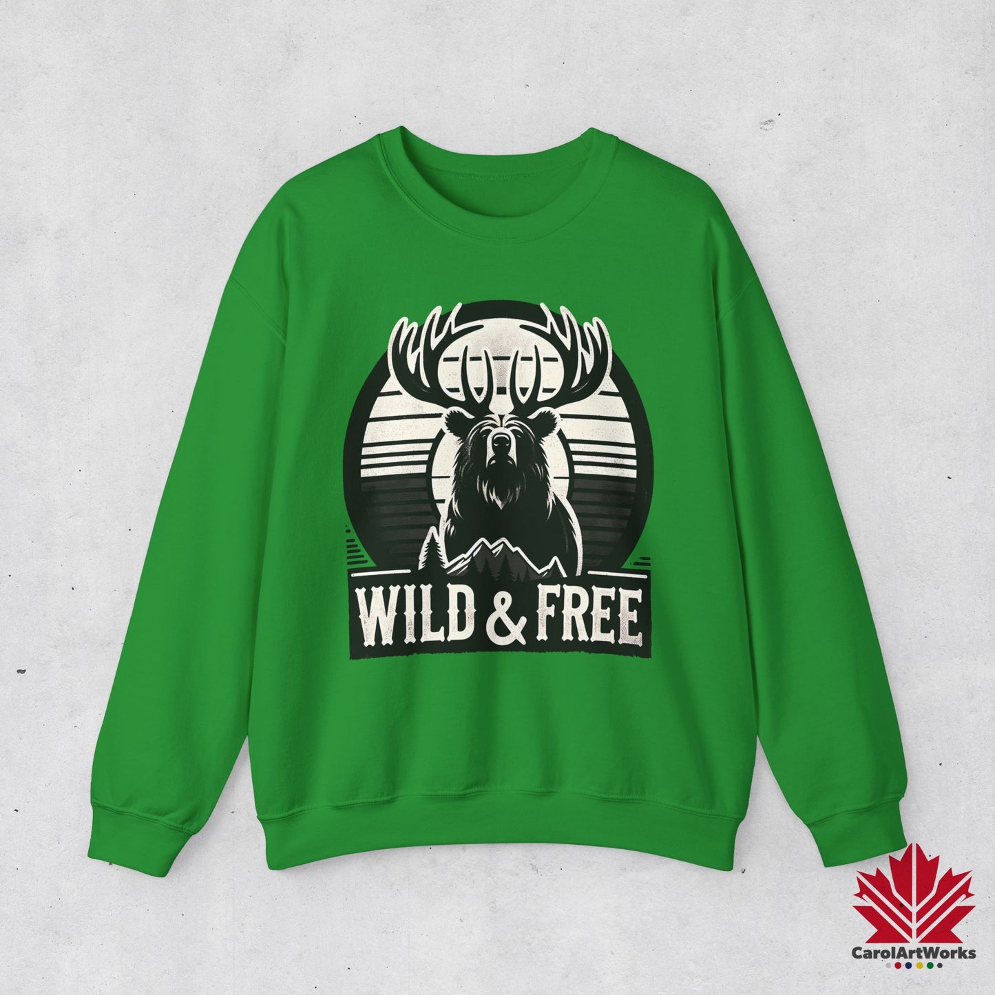 “Wild & Free” Unisex Sweatshirt – Cozy Everyday Essential