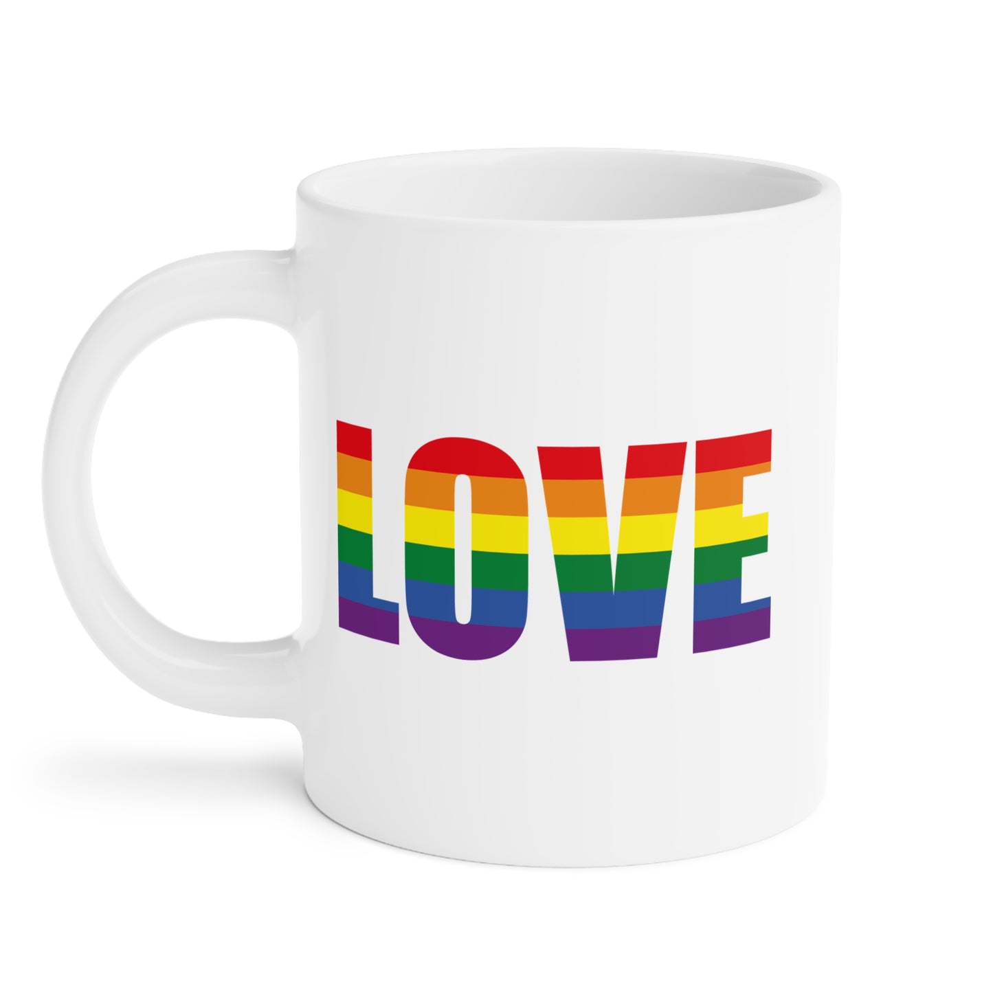 LOVE - Ceramic Pride Mug – Show Your Colours from the 6ix
