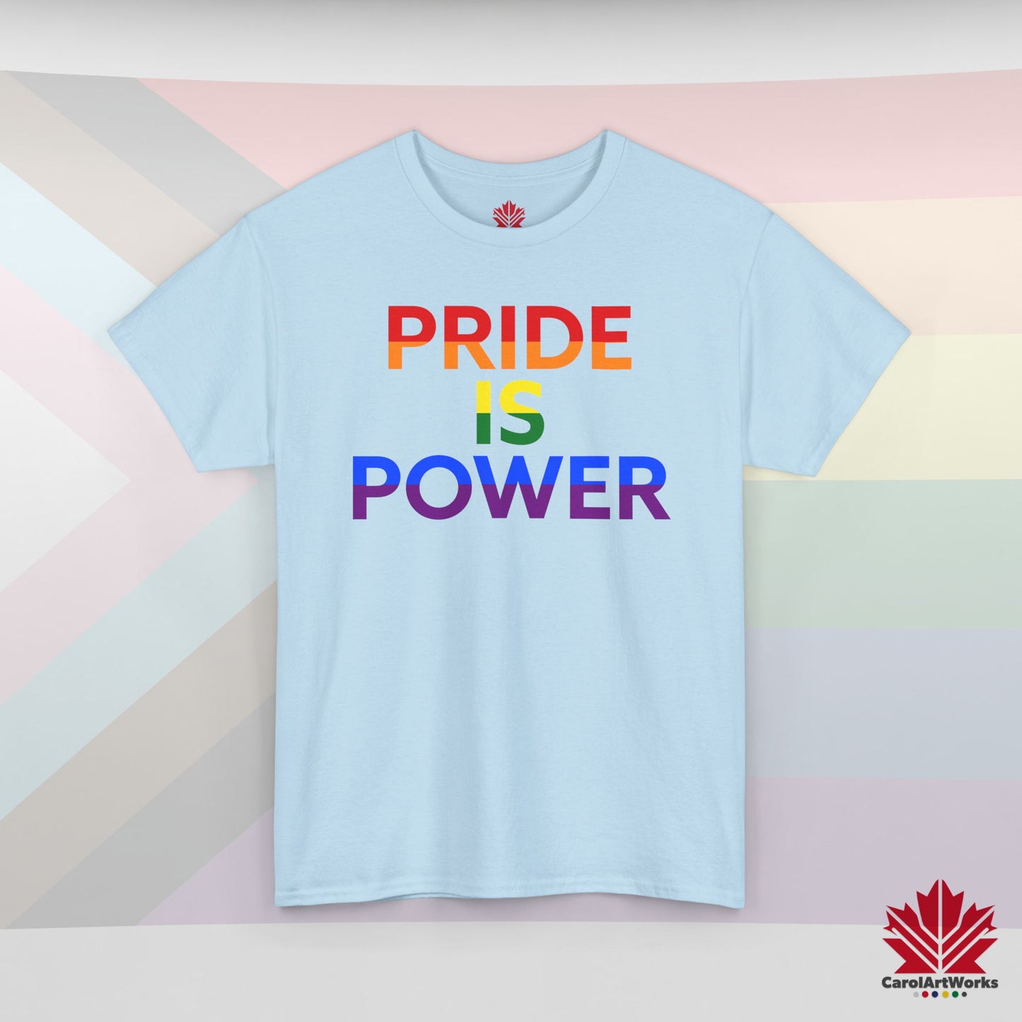Pride Is Power – Classic Pride Tee for Everyday Courage