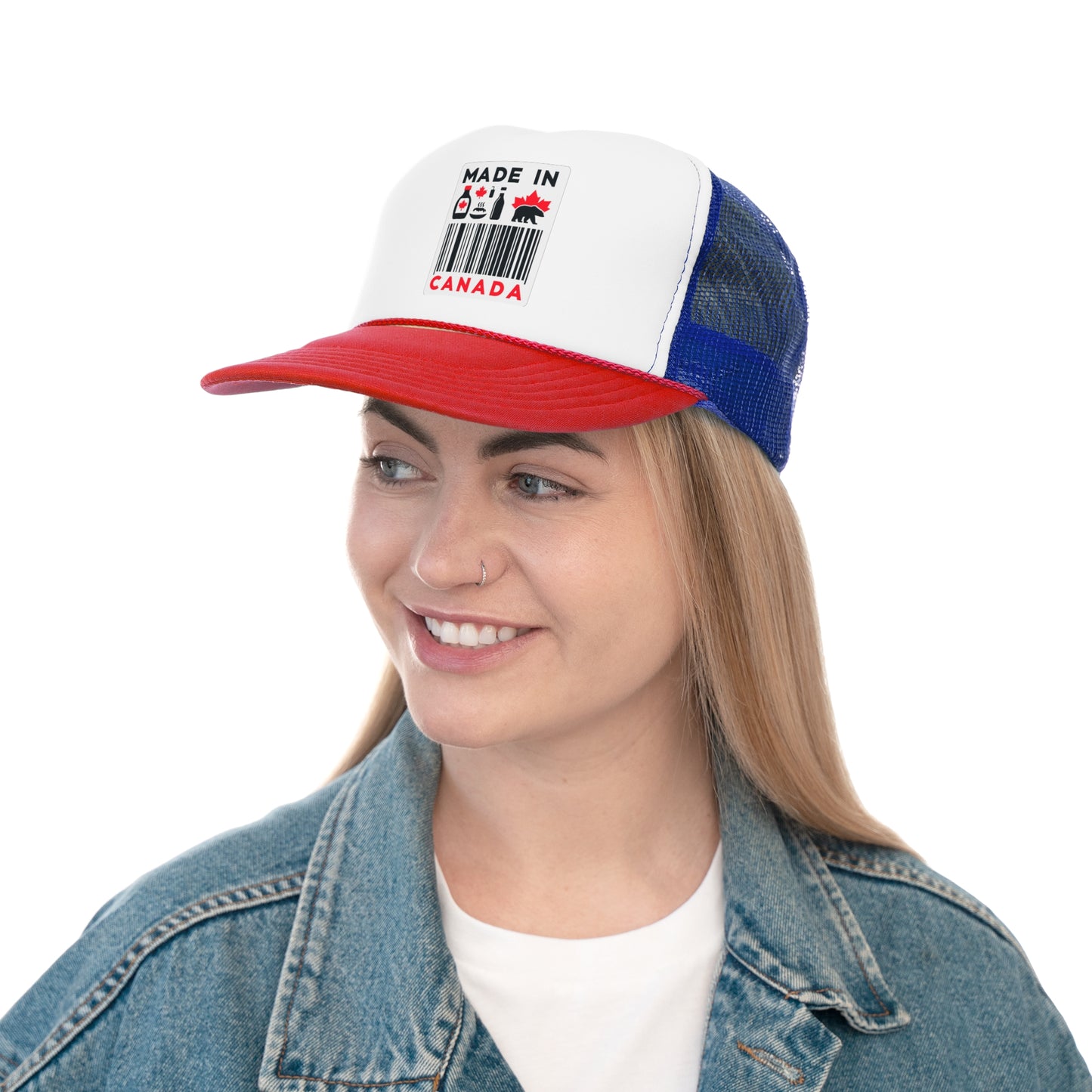 “Made in Canada” Canadian Pride Trucker Cap – Perfect for Outdoors and Celebrations