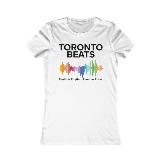 Toronto Beats Women's Favourite Tee – Soft Flow, Bold Glow.