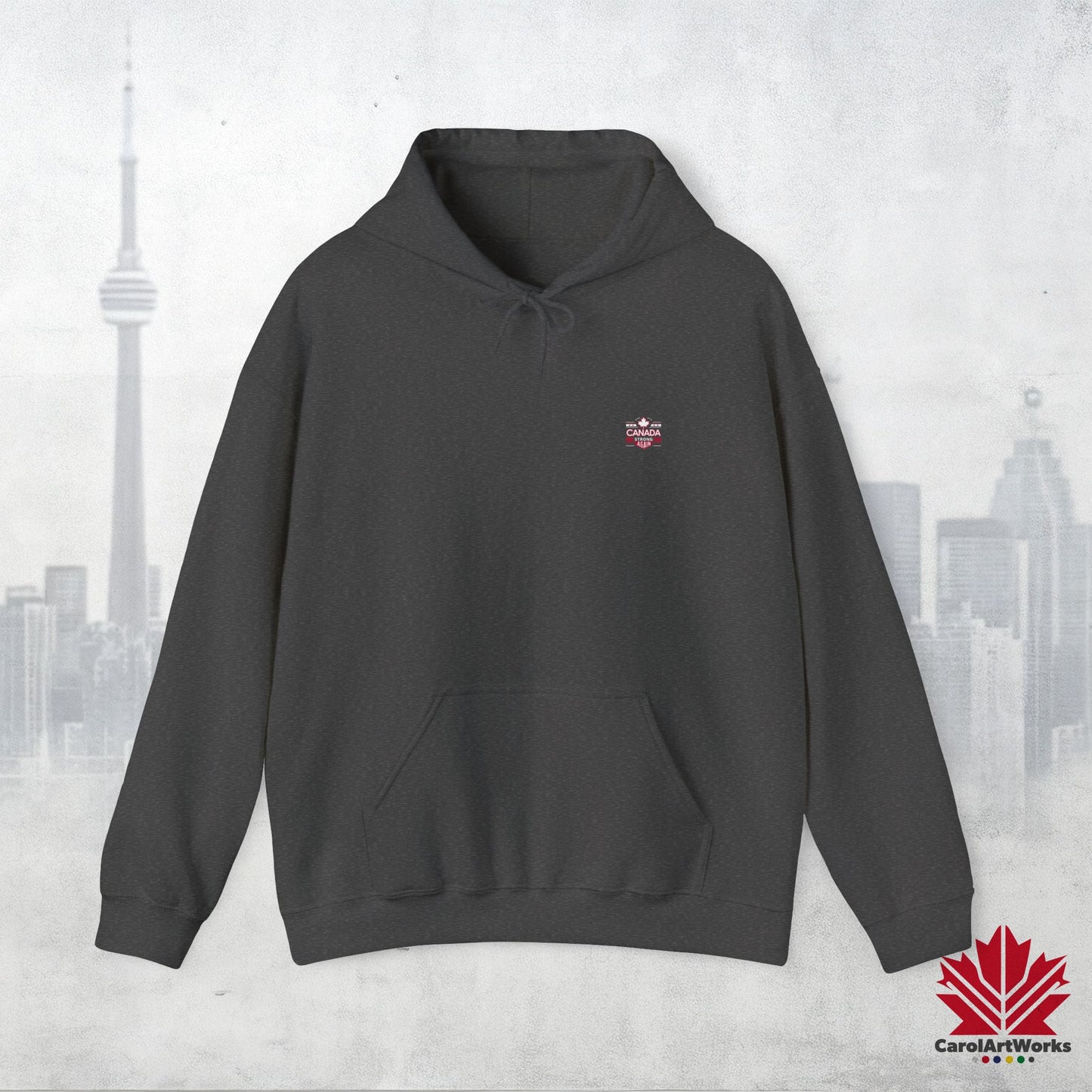 “Canada Strong Again” Unisex Hoodie – Wear Your Pride, Bold and Patriotic!