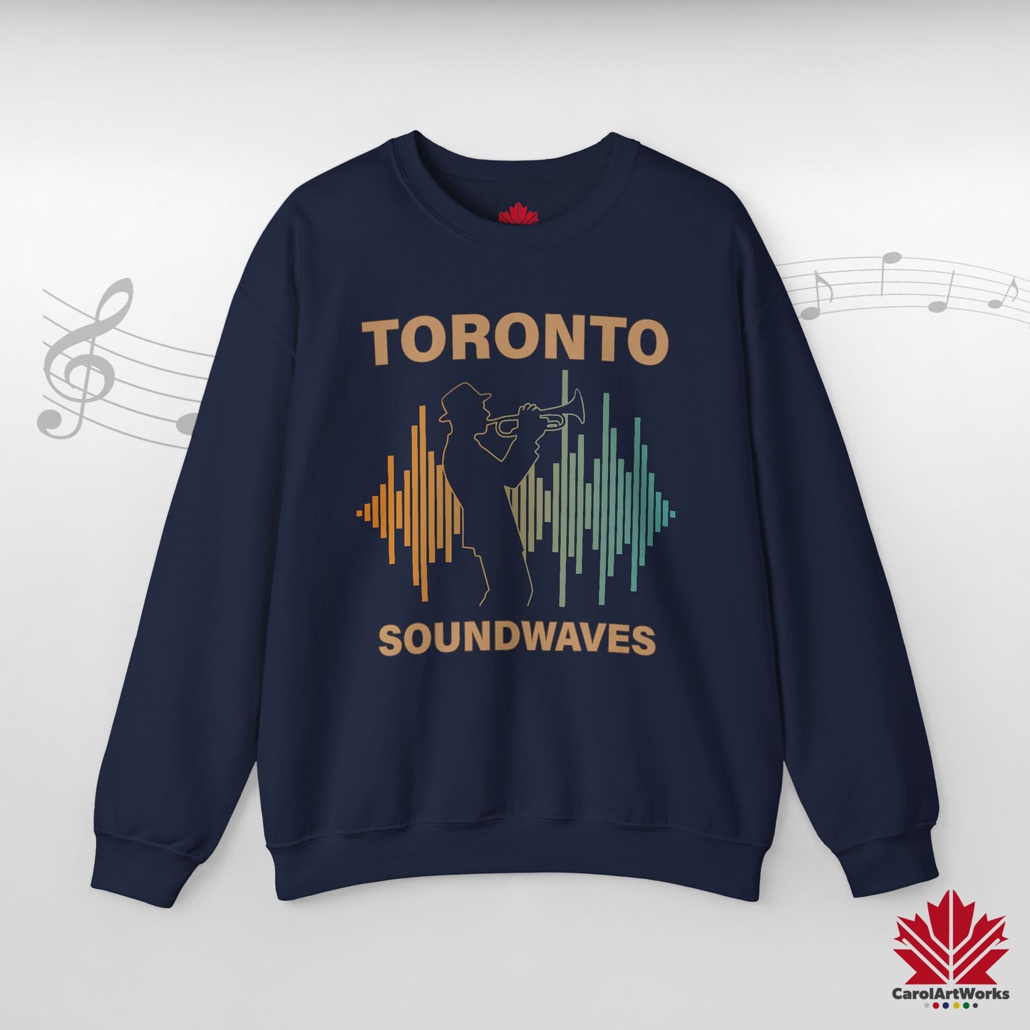 Sweat-shirt Toronto Soundwaves – Ambiance centre-ville, chaleur toute la journée