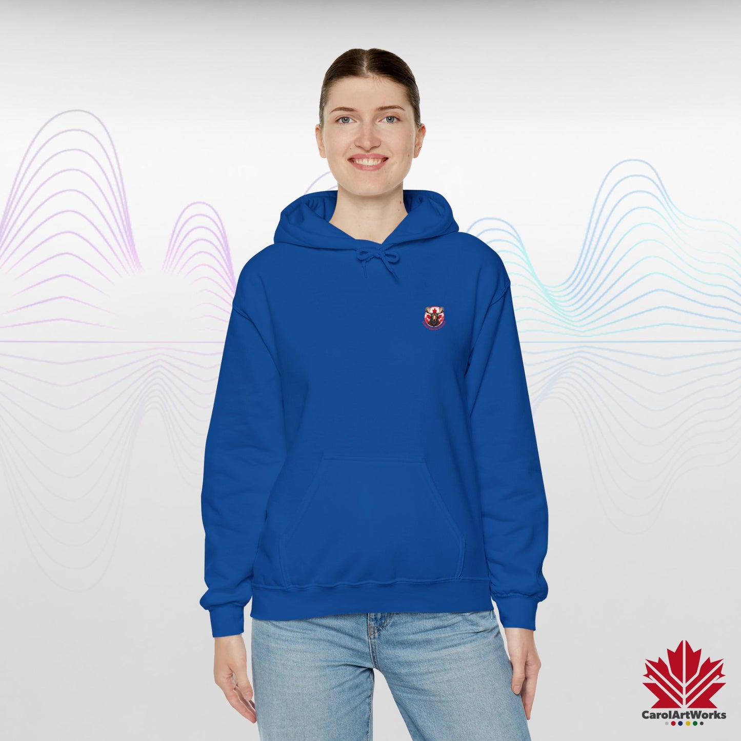 Sweat à capuche « Great North Sound » à l'ambiance canadienne chaleureuse