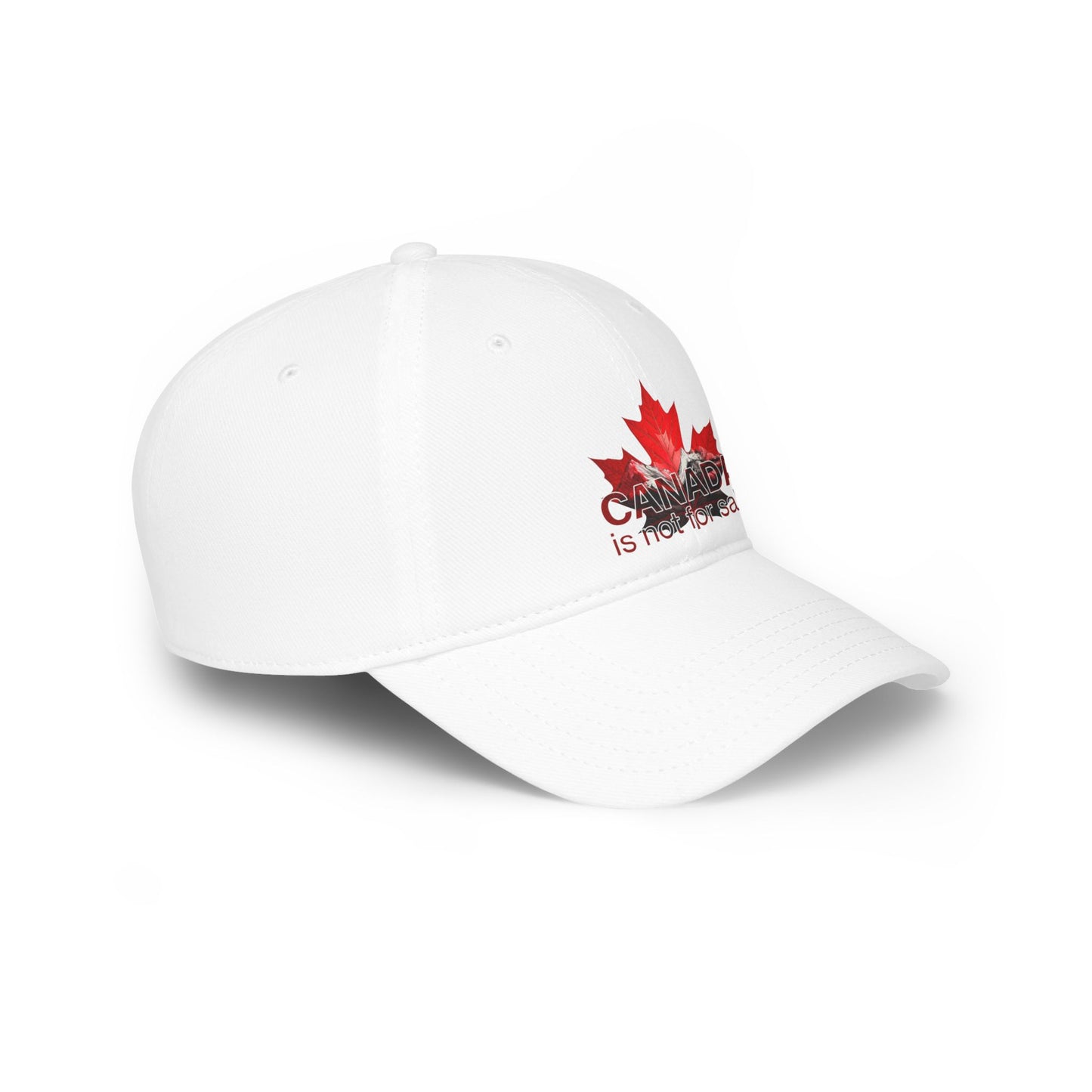 Casquette de baseball « Le Canada n'est pas à vendre » – Feuille d'érable rouge et montagnes, chapeau canadien