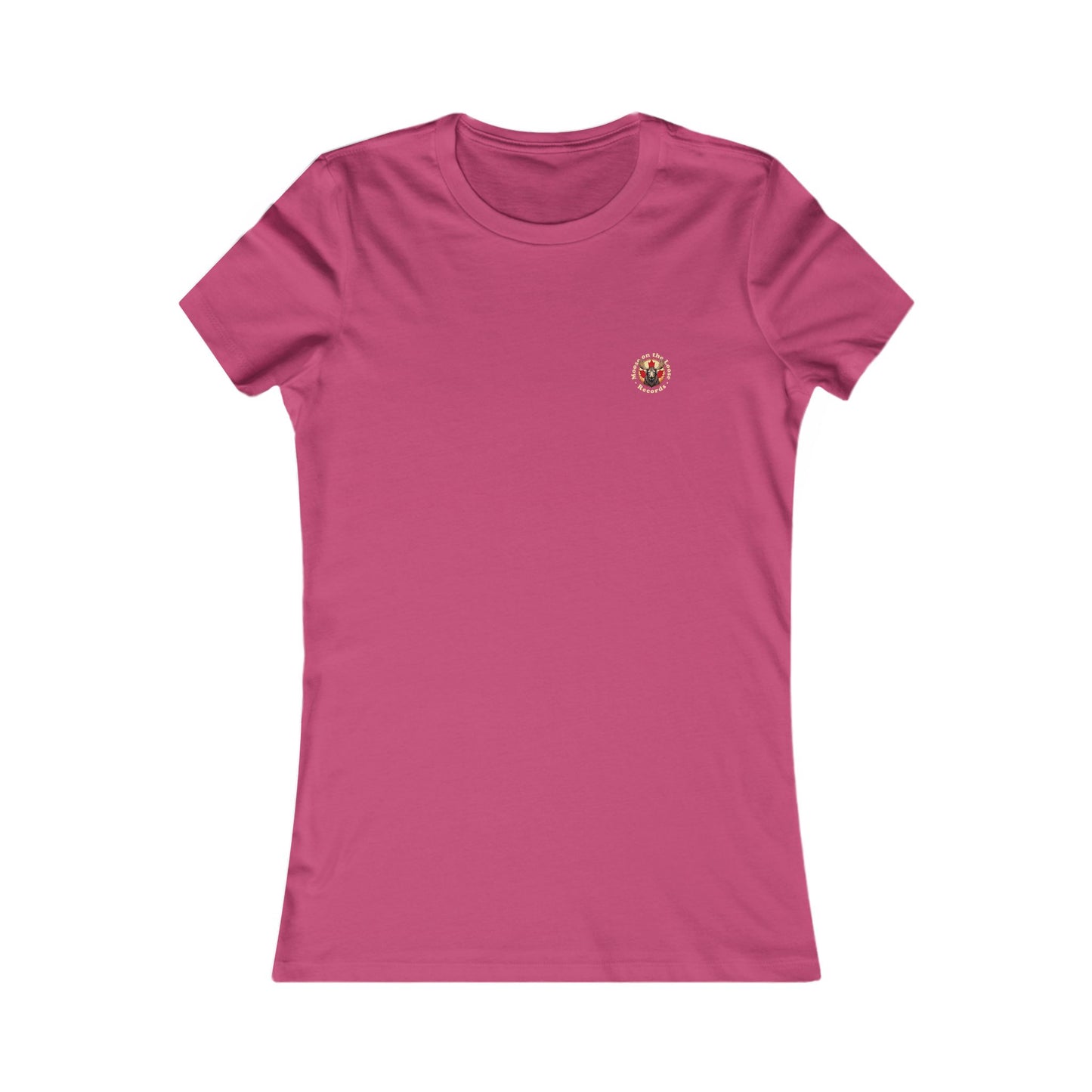 “Moose on the Loose Records” Women’s Fitted Tee – A Hit for Every Playlist