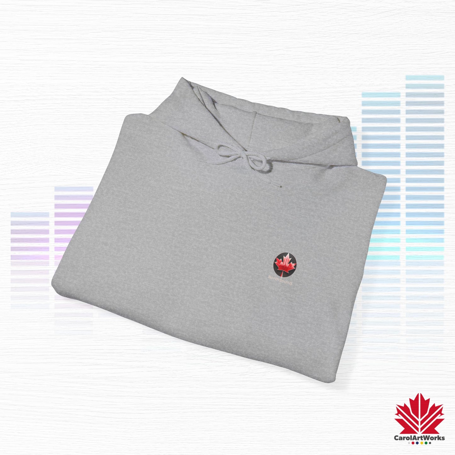 "NorthSound" Unisex Hoodie - The Beat of Canada in Cozy Comfort