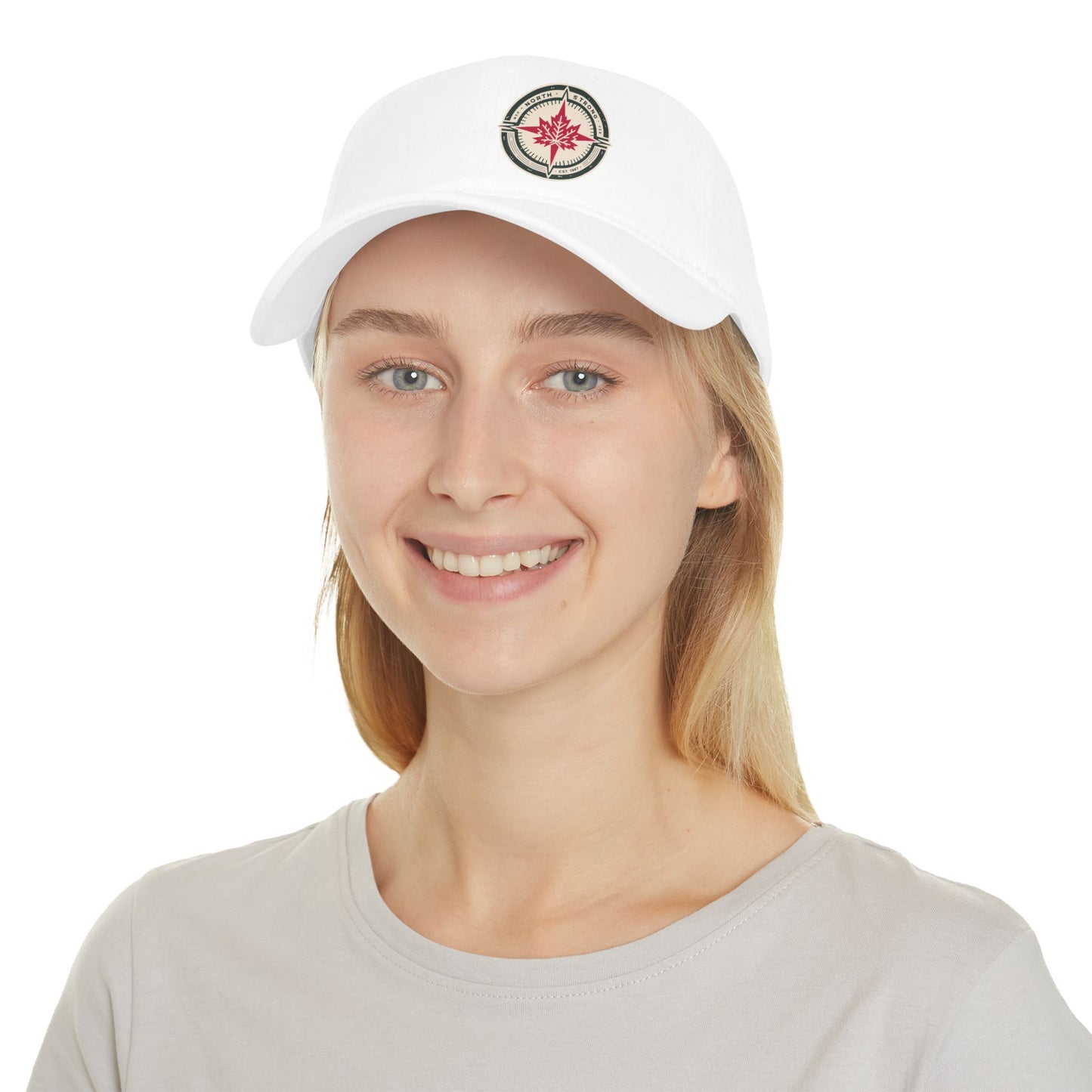 Casquette de baseball élégante « North Strong » avec motif boussole – Chapeau tendance