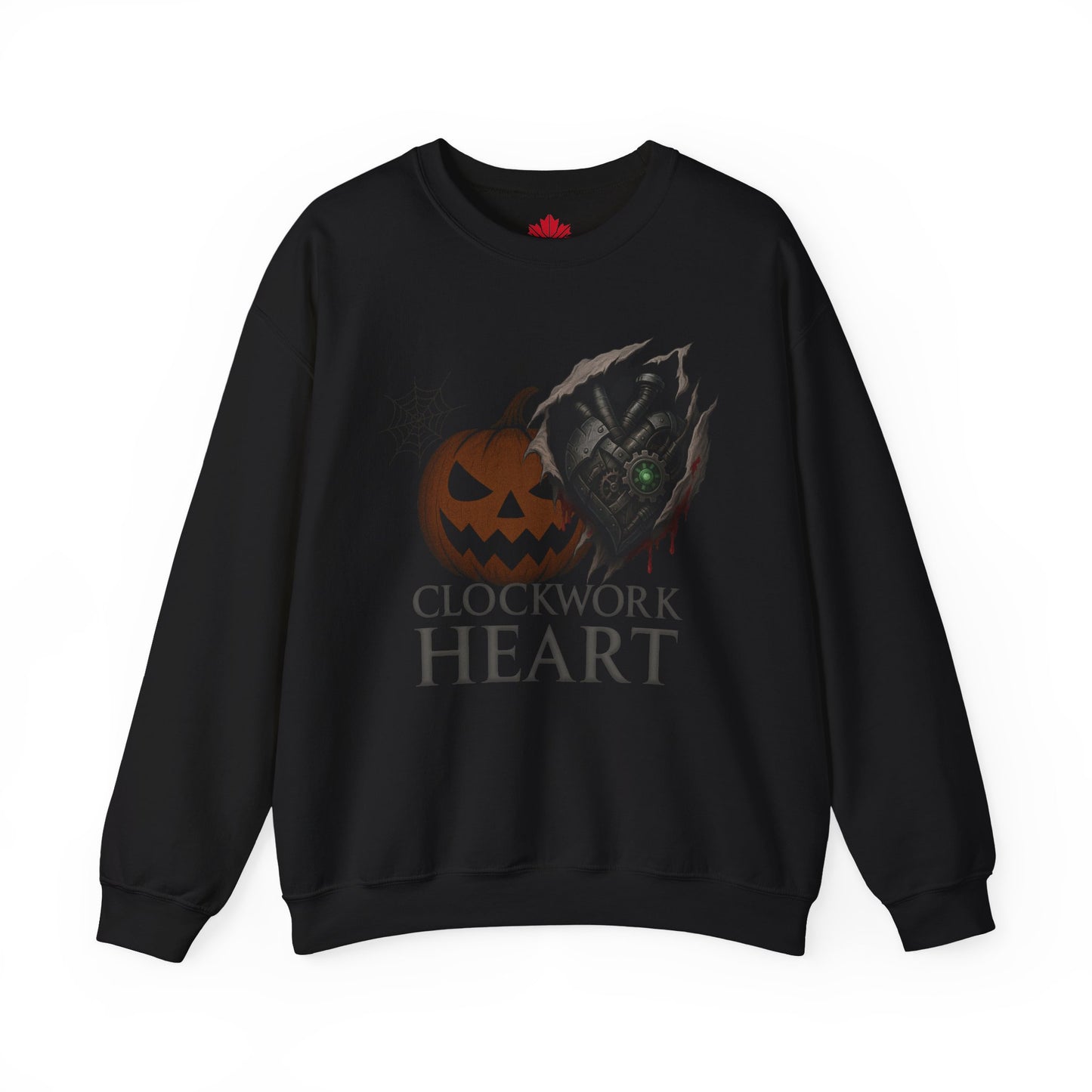 Clockwork Heart Halloween Sweatshirt – Cozy Gothic Steampunk Style