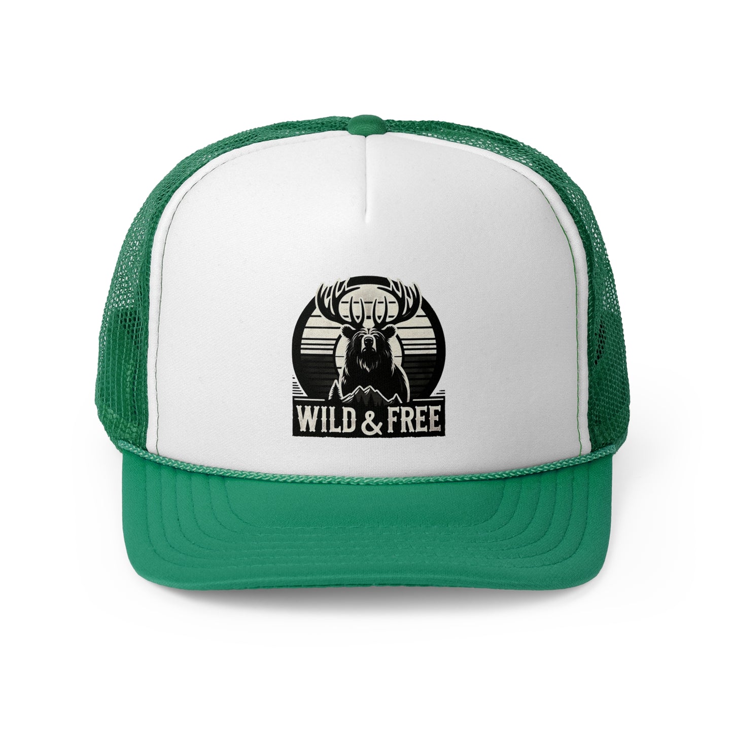 "Wild & Free" Trucker Cap for Outdoor Enthusiasts