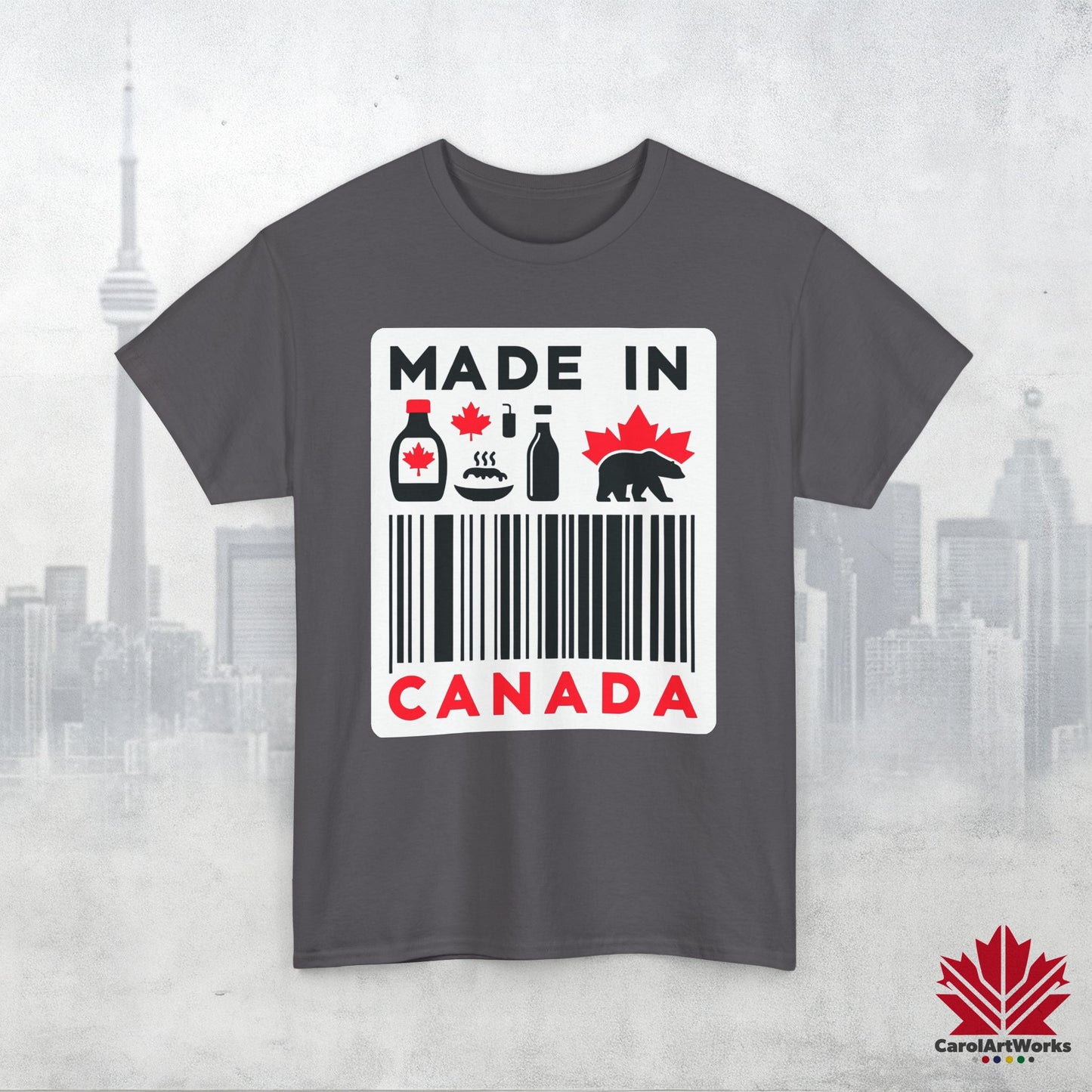 “Made in Canada” Unisex Cotton Tee – Canadian Pride T-Shirt