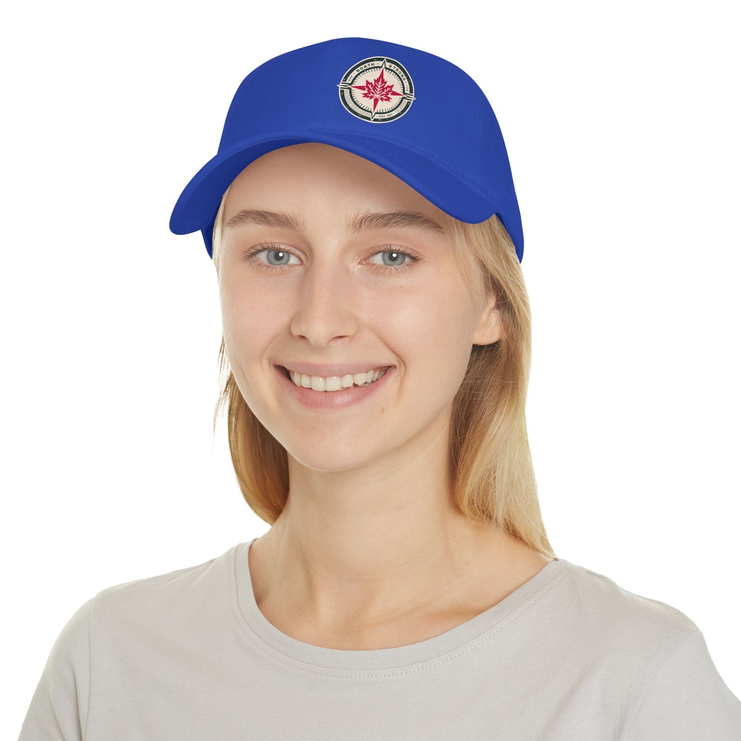 Casquette de baseball élégante « North Strong » avec motif boussole – Chapeau tendance