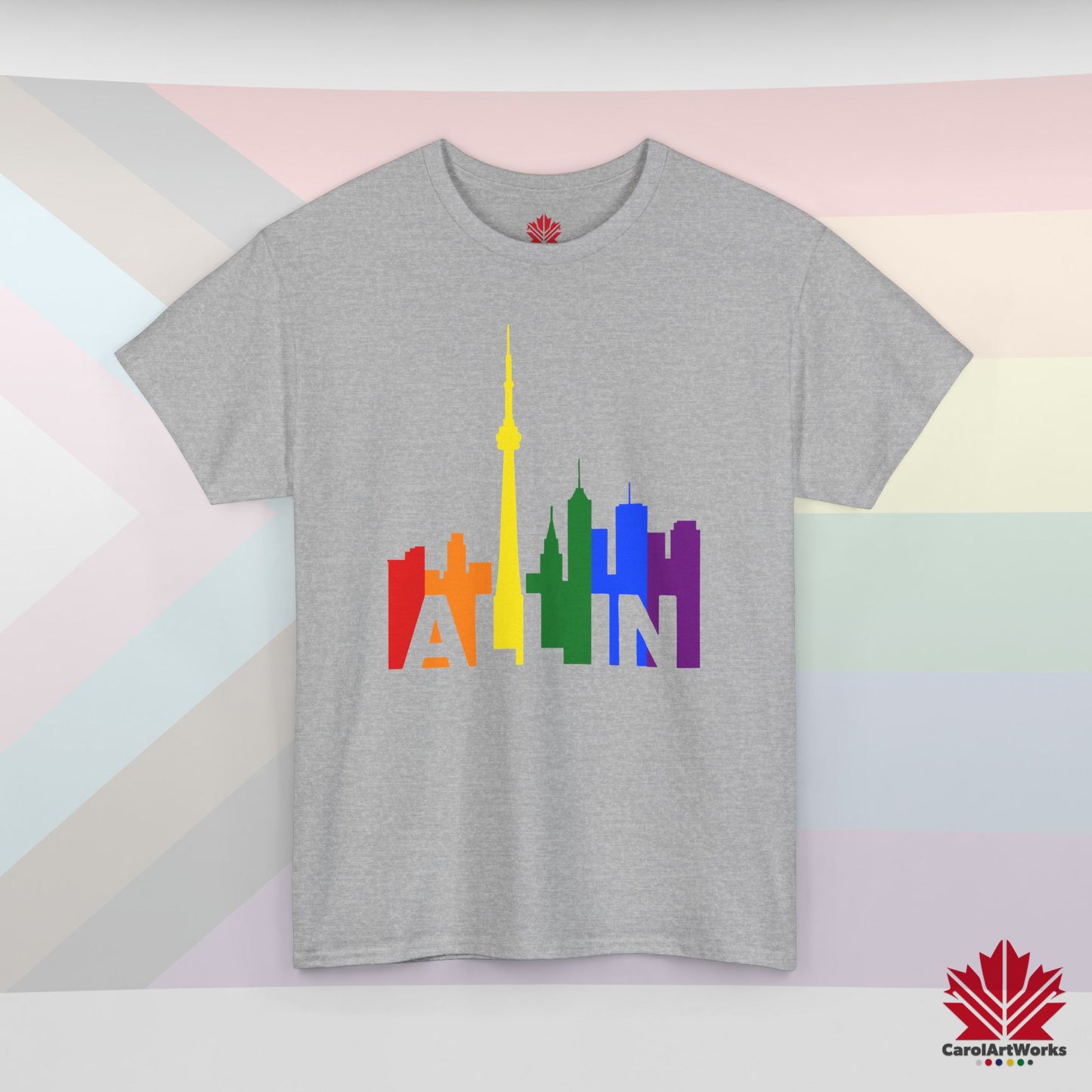 ALL IN – Pride Toronto T-Shirt – Classic Comfort – Unisex Fit – Bold Statement