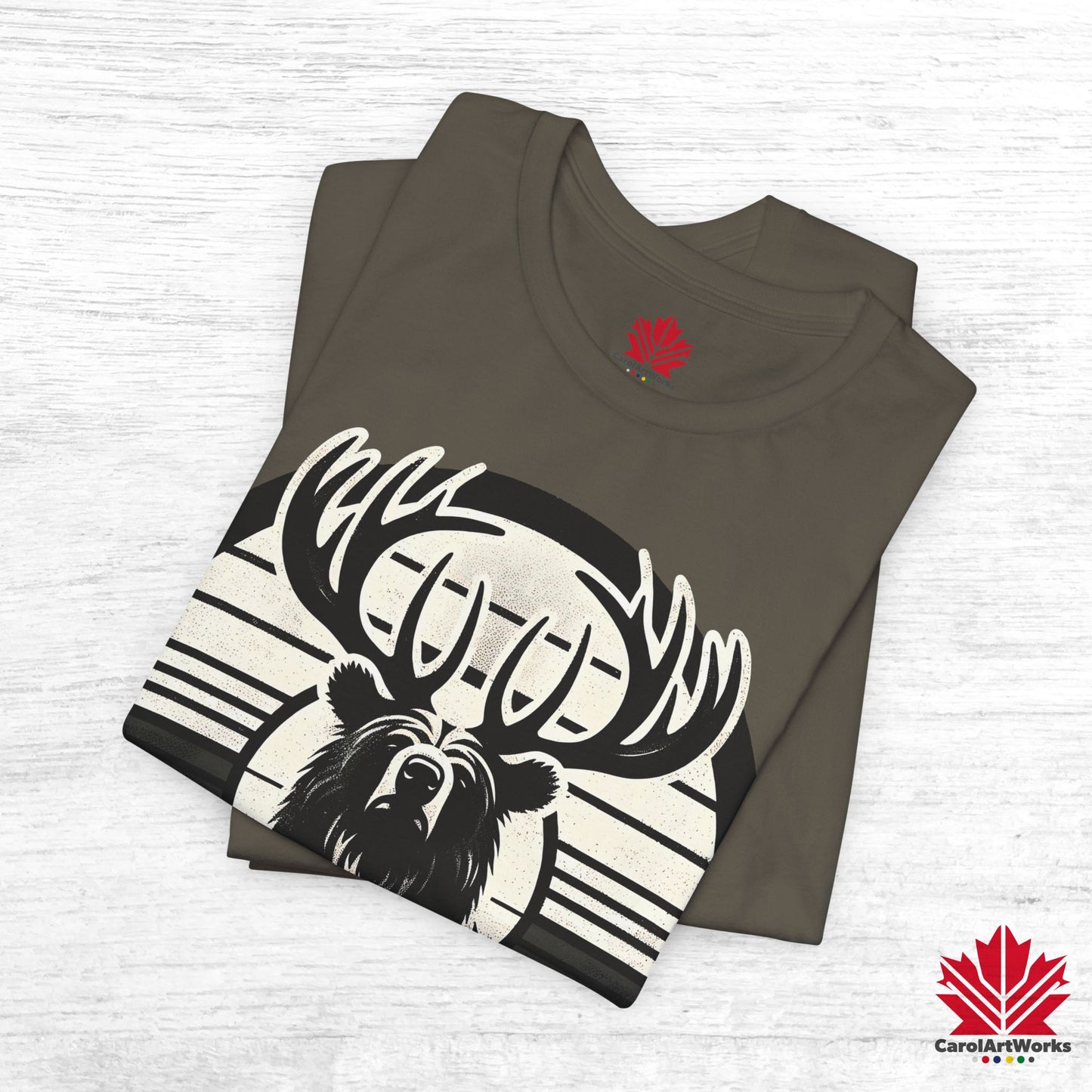 “Wild & Free” Unisex Short Sleeve Tee – Nature Inspired Graphic T-Shirt