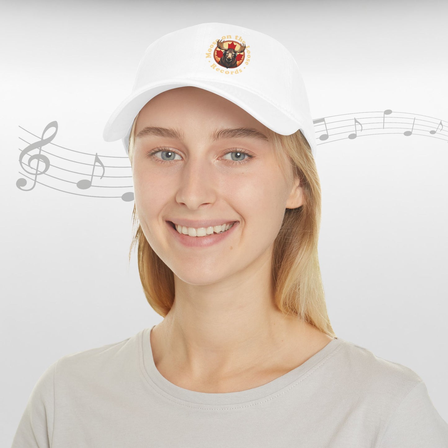 "Moose on the Loose Records" Baseball Cap - Perfect Gift for Music Lovers