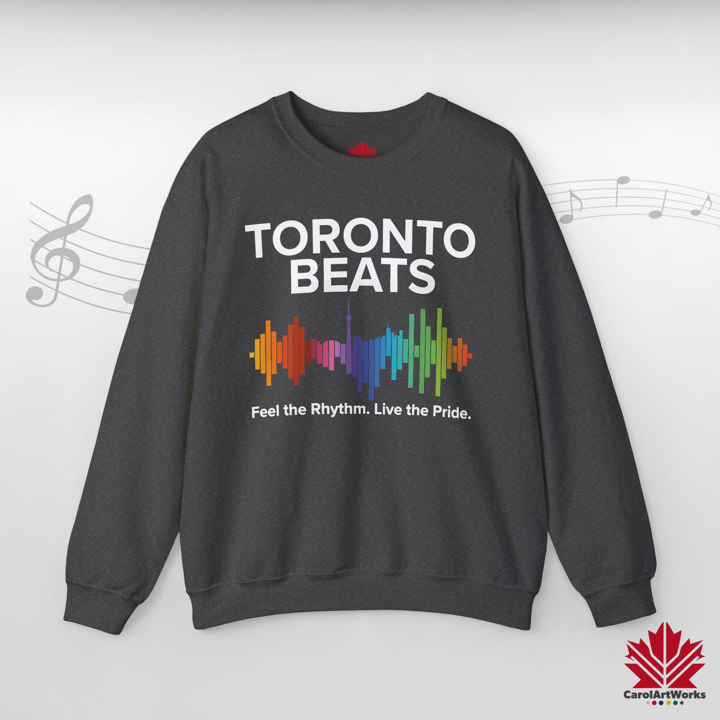 Sweat-shirt Toronto Beats Pride – Journées de détente. Âme chaleureuse.