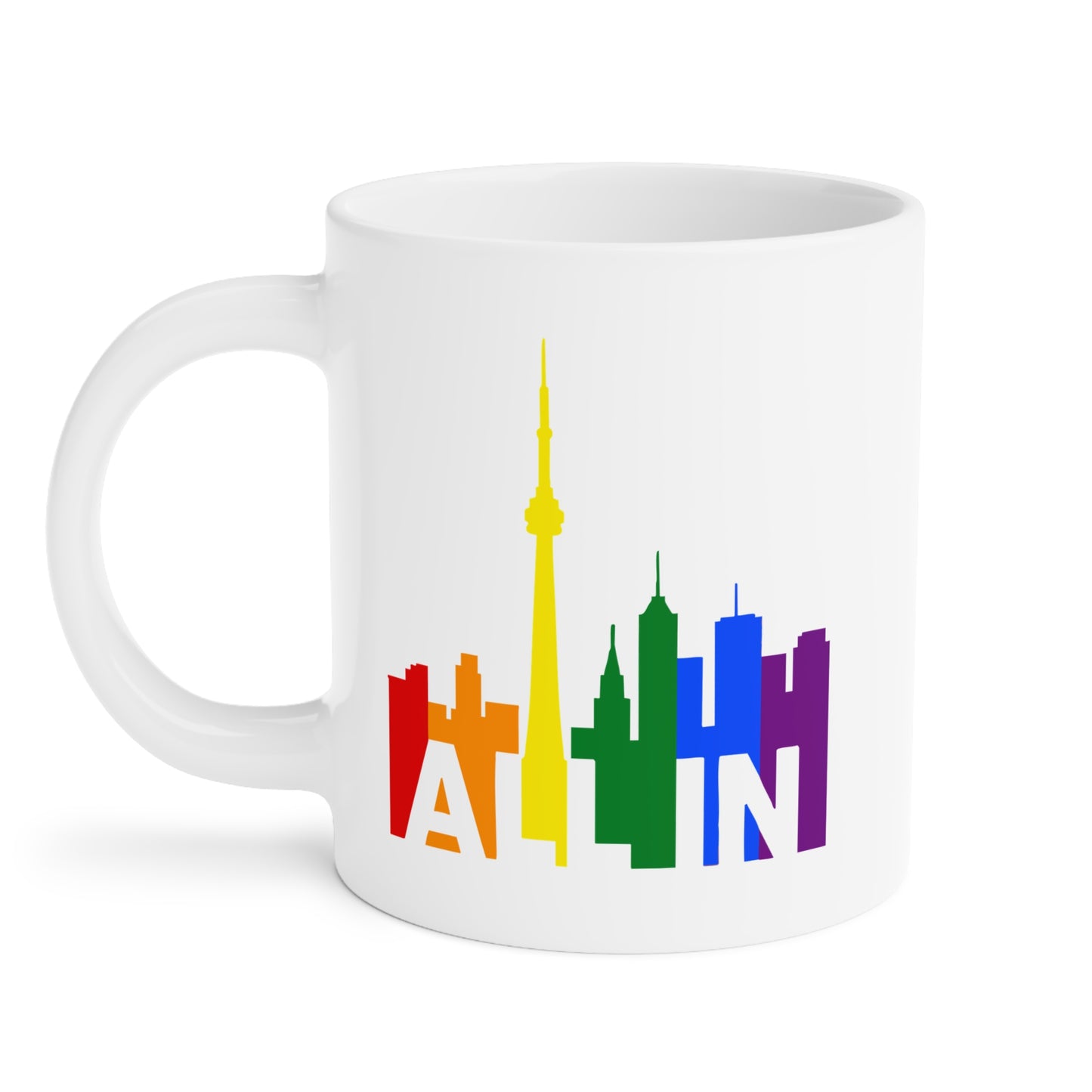 ALL IN – Tasse en céramique Pride – Affichez vos couleurs du 6ix
