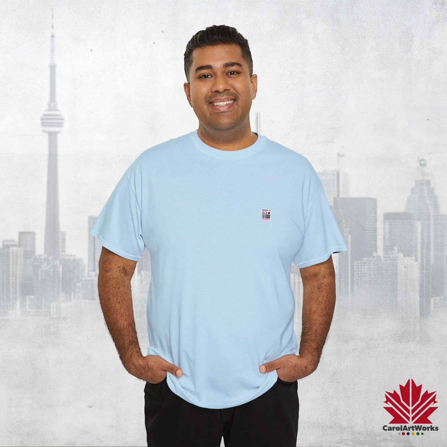“Made in Canada” Unisex Cotton Tee – Canadian Pride T-Shirt