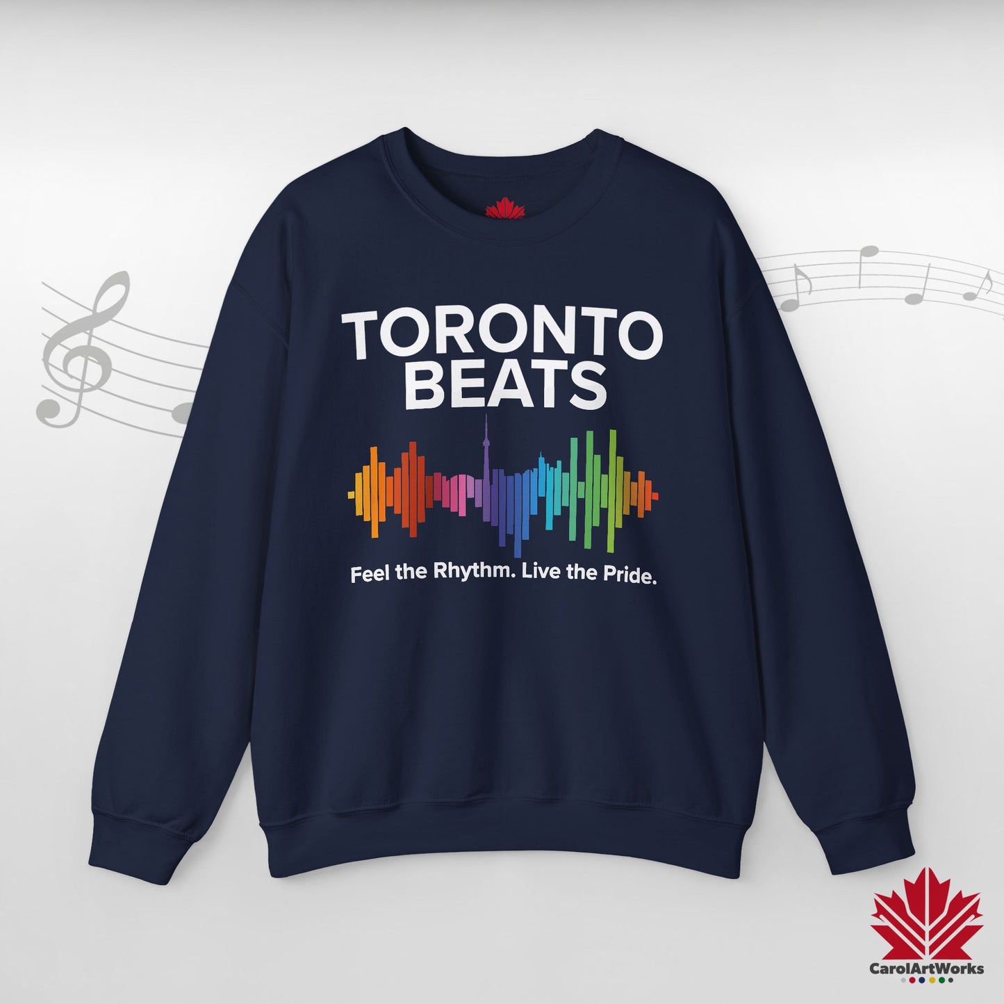Sweat-shirt Toronto Beats Pride – Journées de détente. Âme chaleureuse.