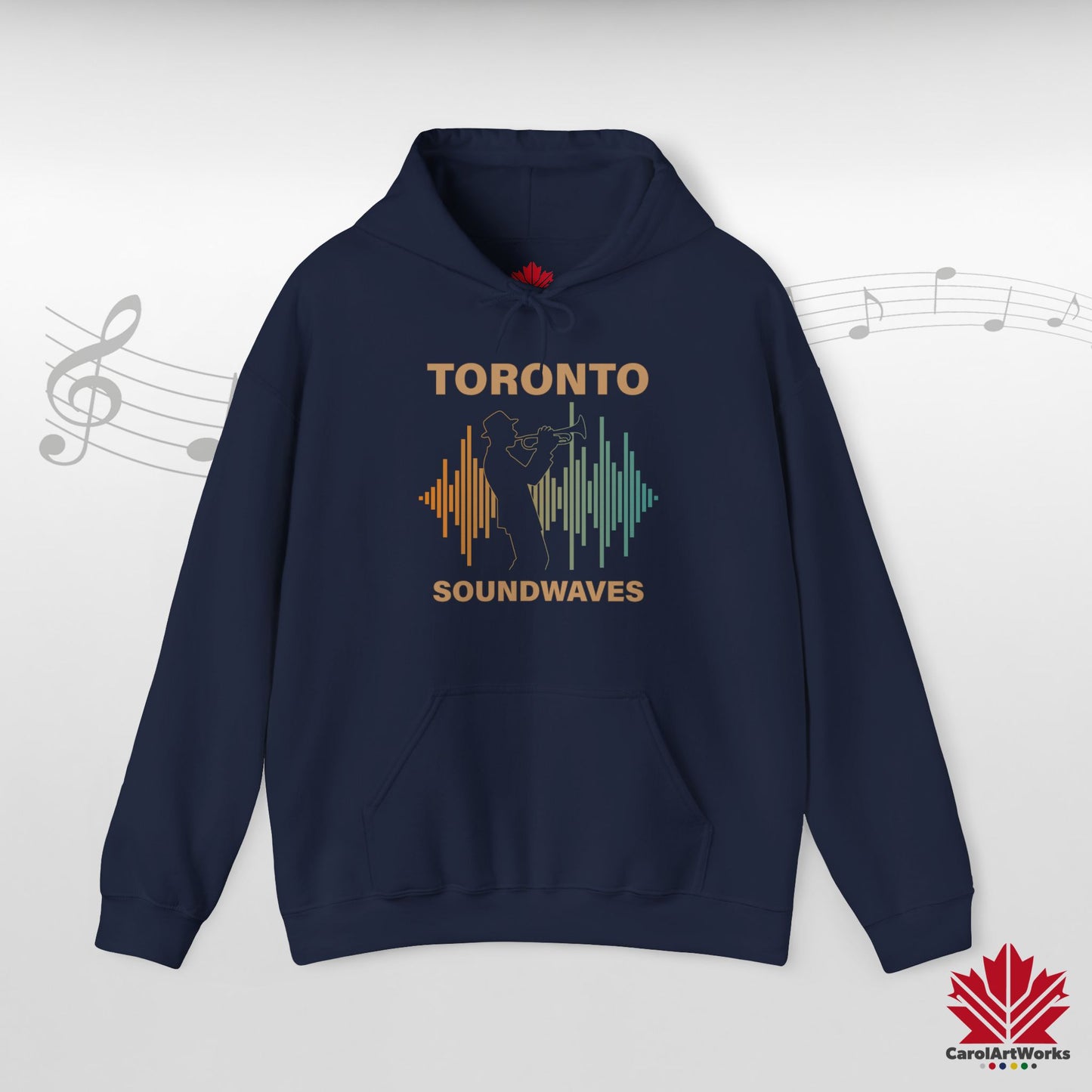 Sweat à capuche Toronto Soundwaves – Enveloppé de son et de confort