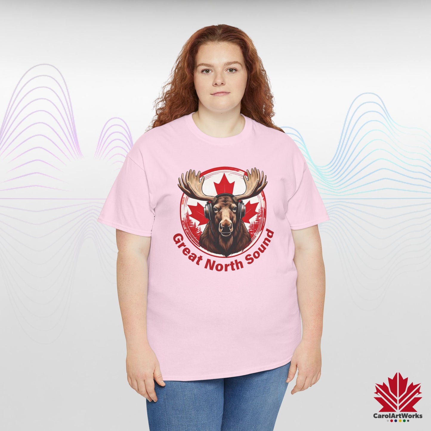 "Great North Sound" True North Sound Moose Tee