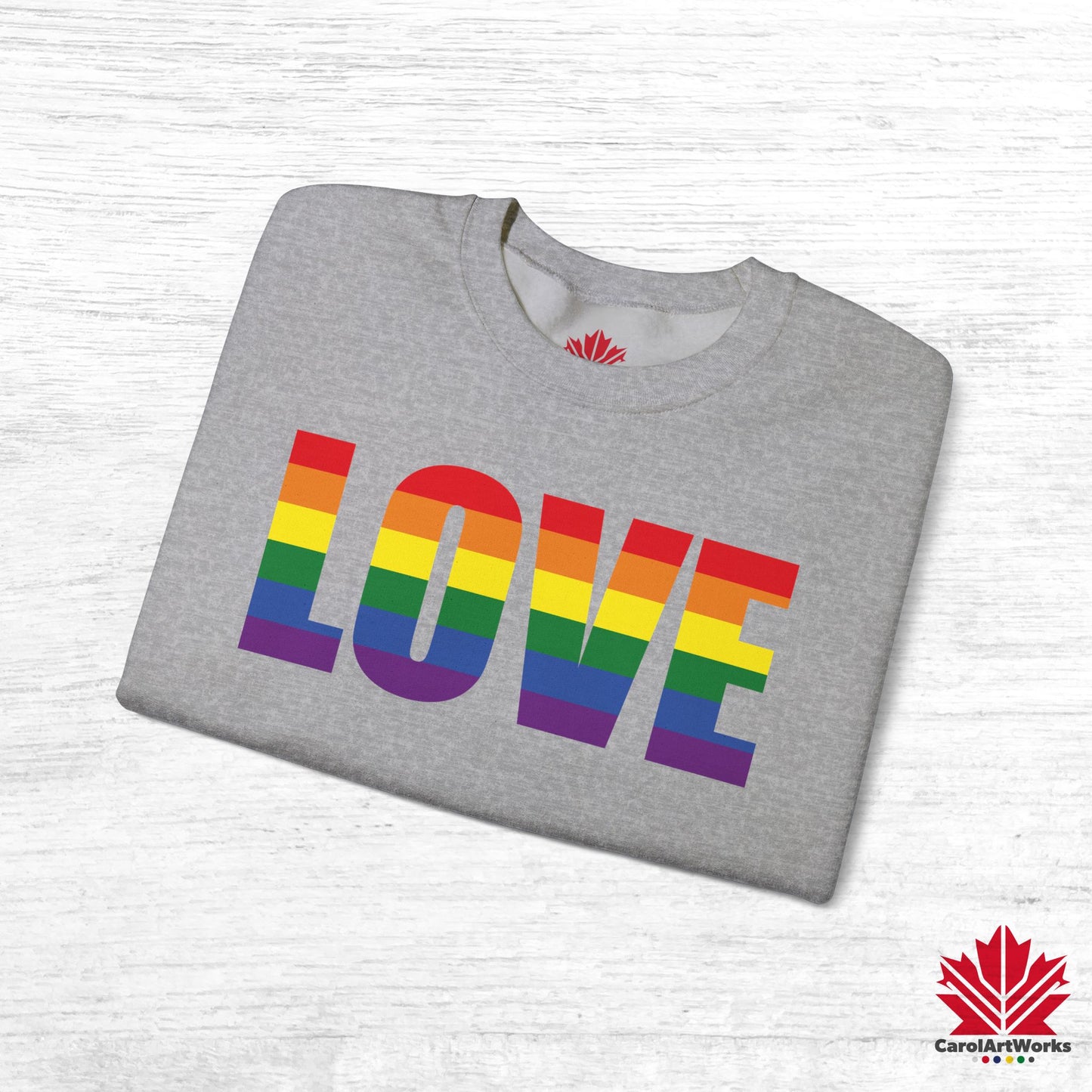 LOVE - Pride Toronto Crewneck Sweatshirt – Unisex Fit – Cozy & Bold
