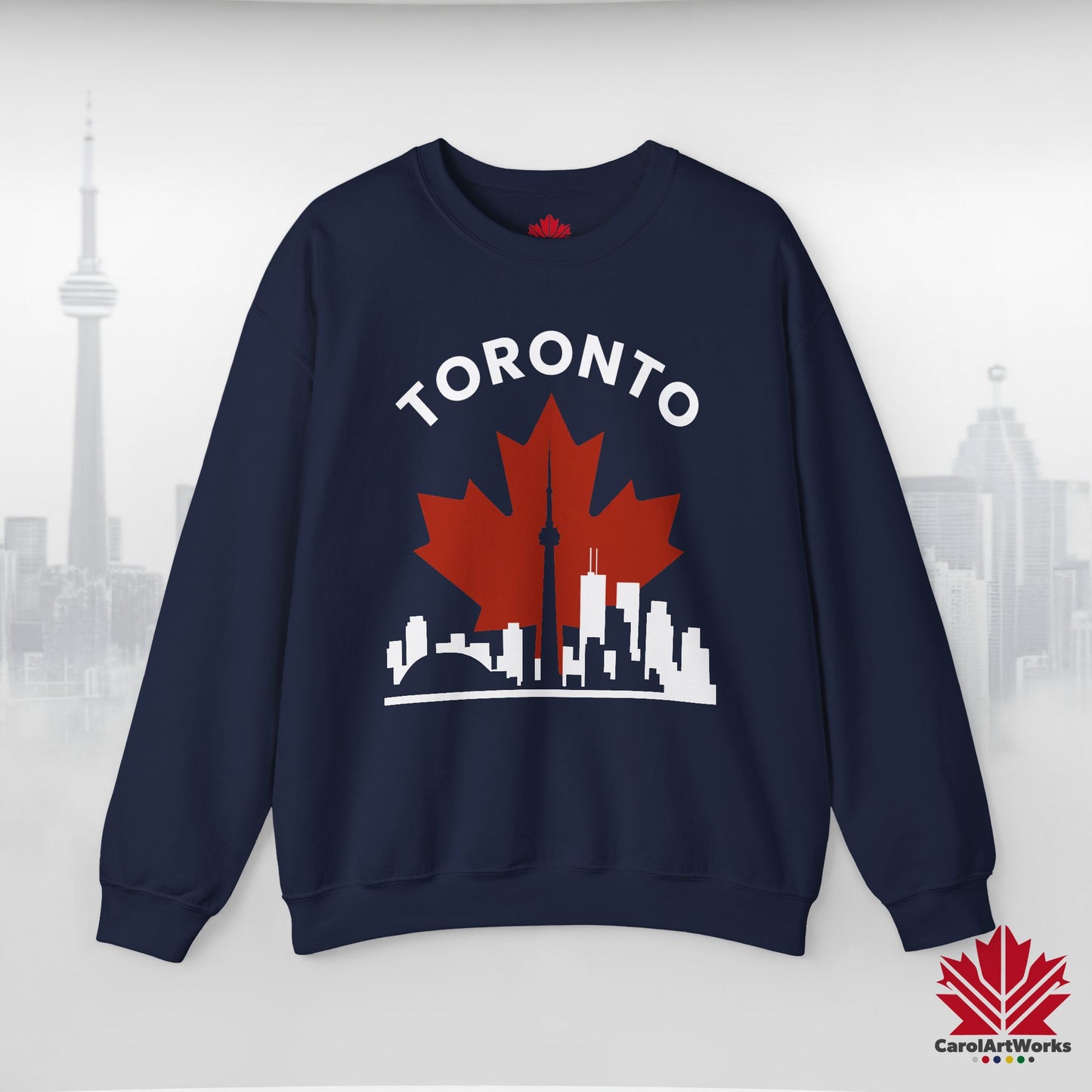 Pull ras du cou confortable Toronto Leafline pour les légendes locales