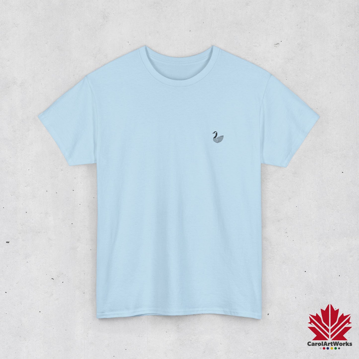 scandinavian minimalistic CANADA GOOSE Design Unisex Cotton Tee – Soft and Comfortable Everyday Wear