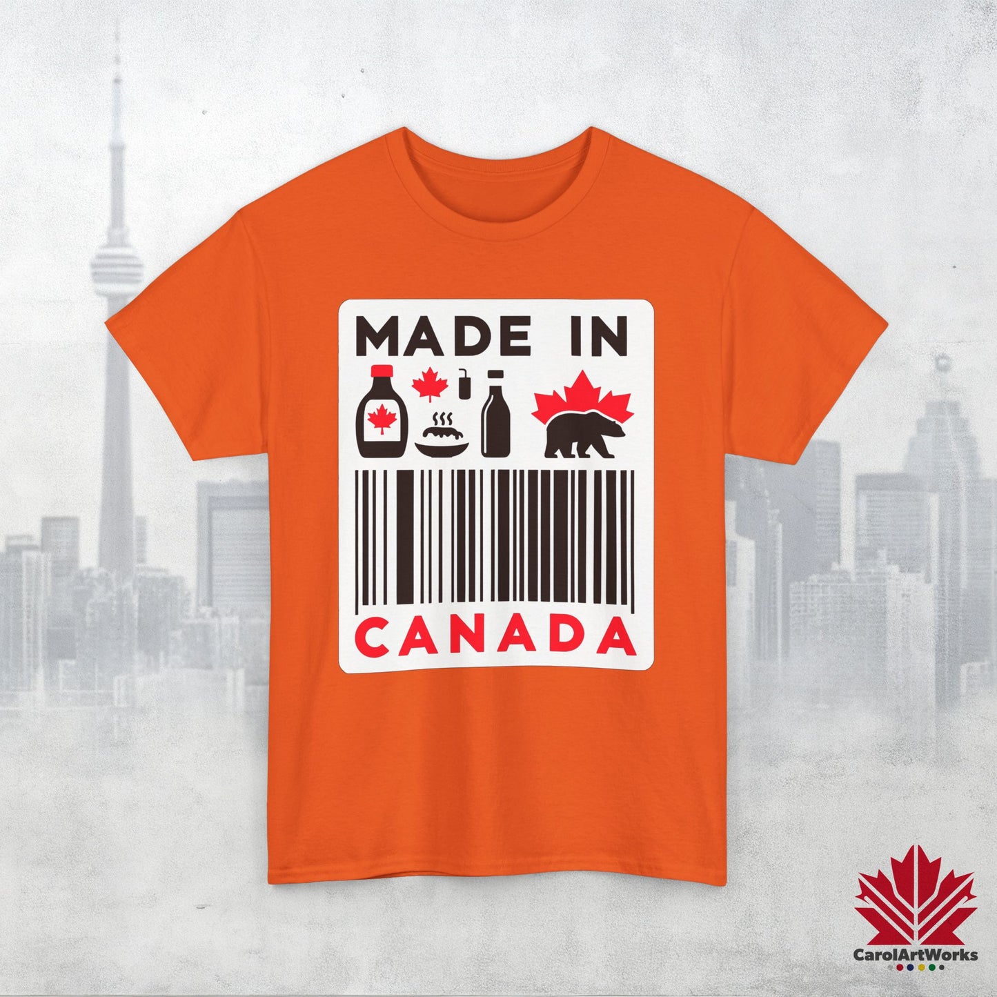 “Made in Canada” Unisex Cotton Tee – Canadian Pride T-Shirt