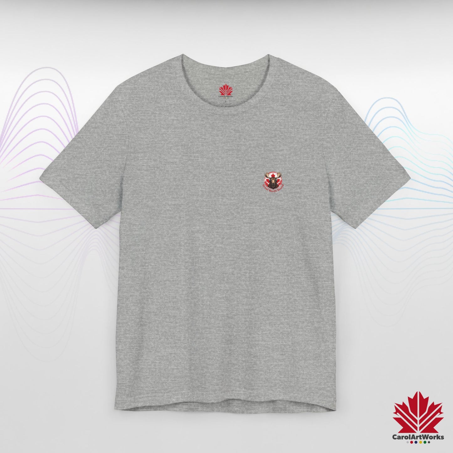 T-shirt unisexe à manches courtes « Great North Sound » True North Sound – Maple Beats and Style