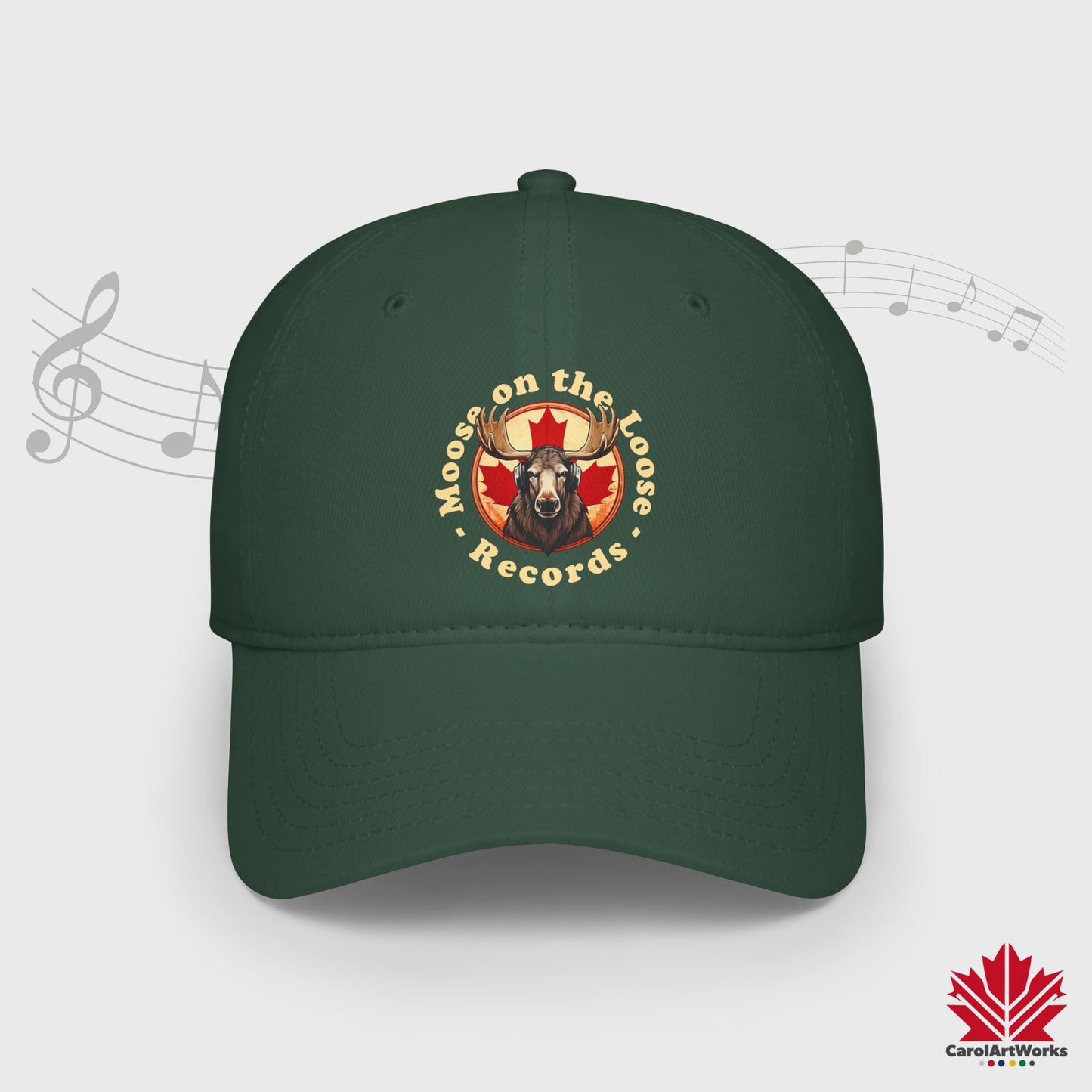 Casquette de baseball « Moose on the Loose Records » : le cadeau idéal pour les mélomanes