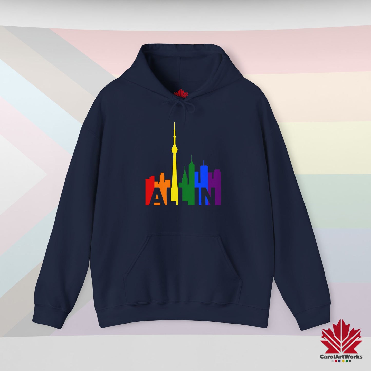 ALL IN - Sweat à capuche Pride chaud et confortable