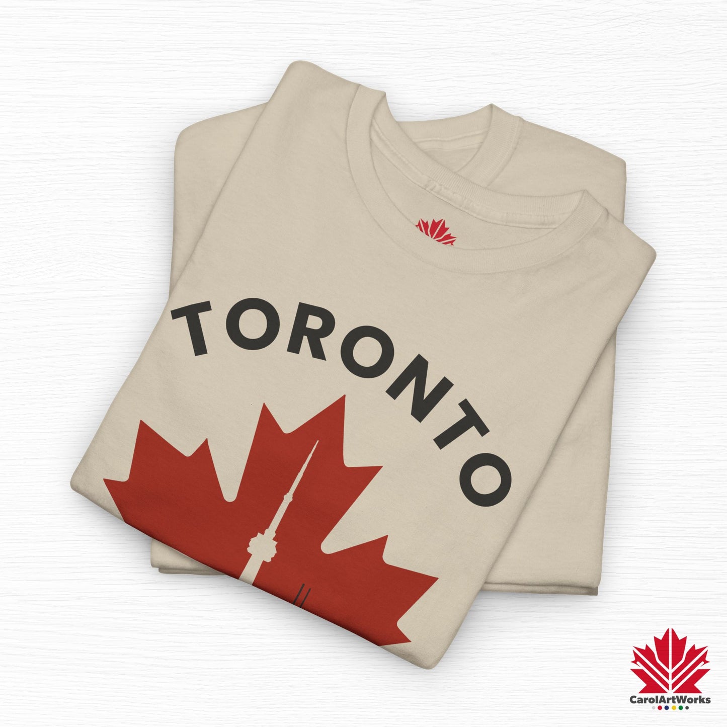 Toronto Leafline Cotton Tee for Urban Pride Vibes