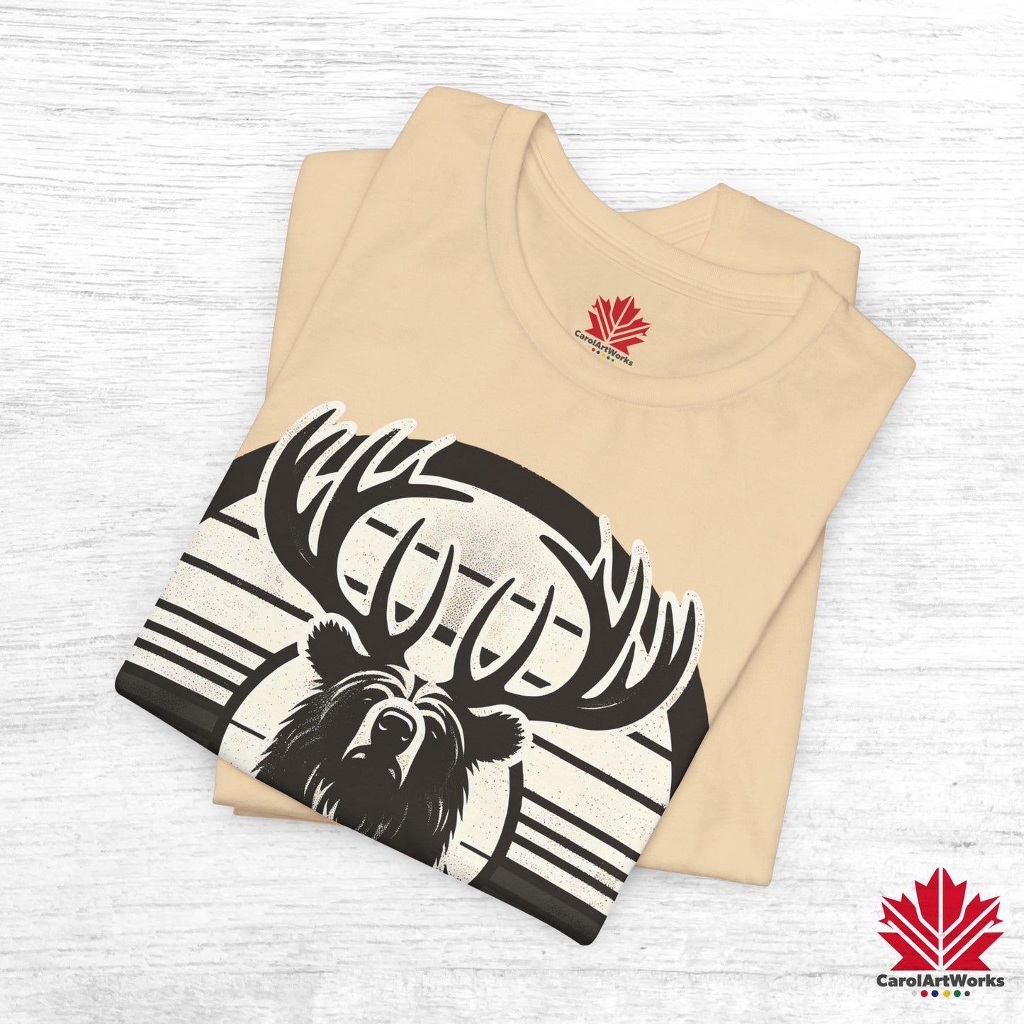 “Wild & Free” Unisex Short Sleeve Tee – Nature Inspired Graphic T-Shirt