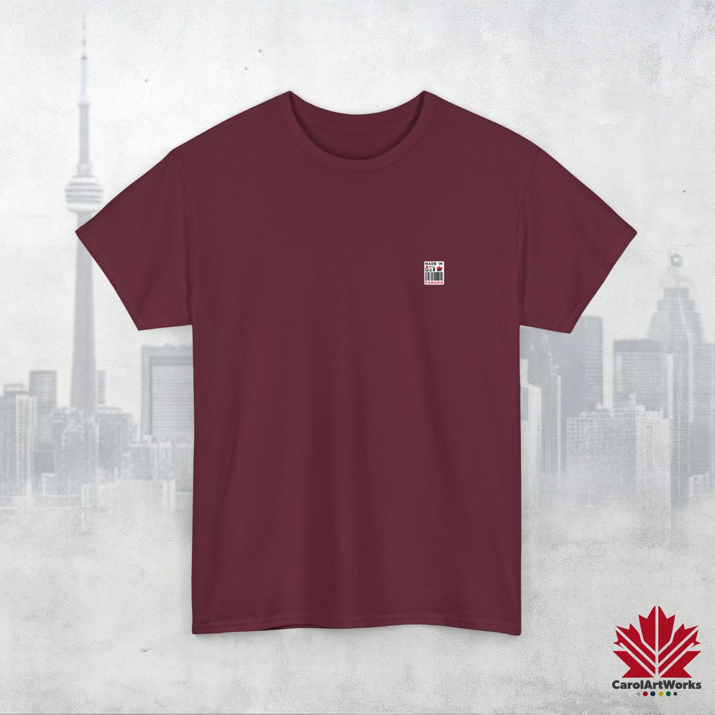 “Made in Canada” Unisex Cotton Tee – Canadian Pride T-Shirt