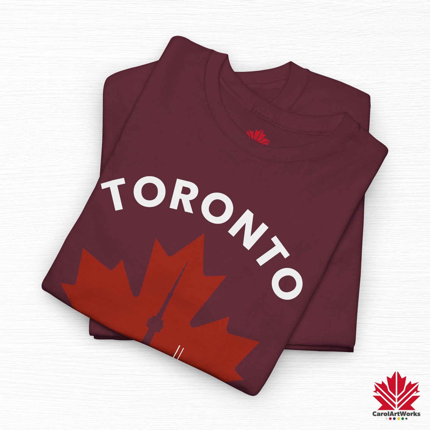 Toronto Leafline Cotton Tee for Urban Pride Vibes