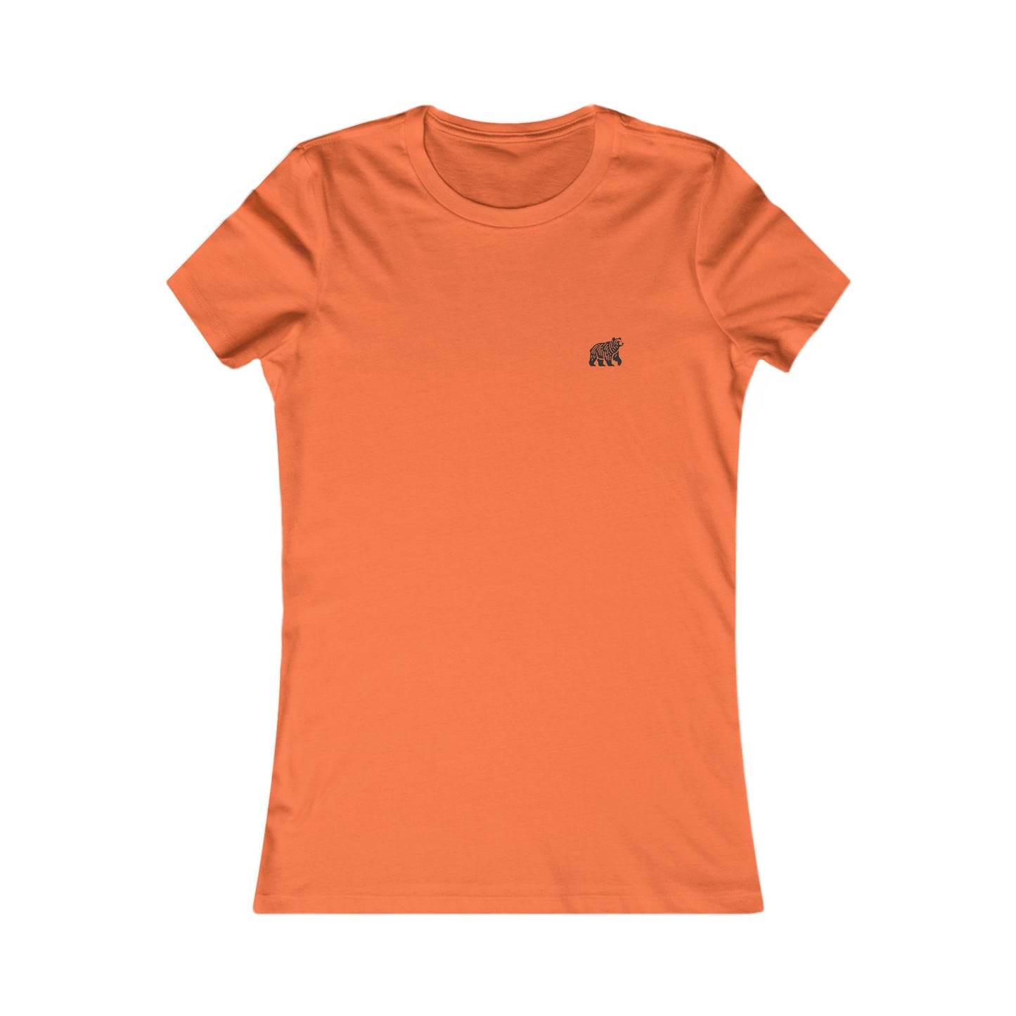 scandinavian minimalistic BEAR Design Women’s Favorite Tee – Perfect for Casual Wear and Nature Lovers