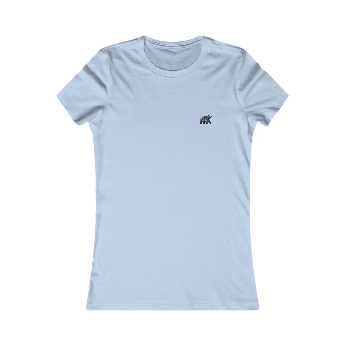 scandinavian minimalistic BEAR Design Women’s Favorite Tee – Perfect for Casual Wear and Nature Lovers