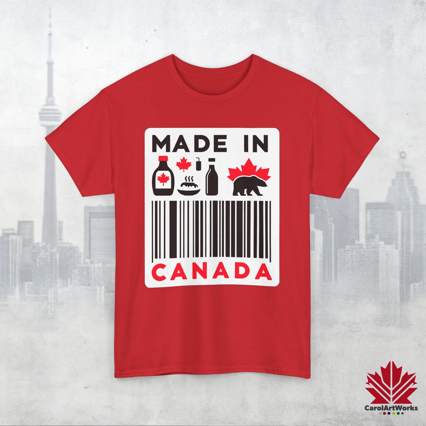 “Made in Canada” Unisex Cotton Tee – Canadian Pride T-Shirt