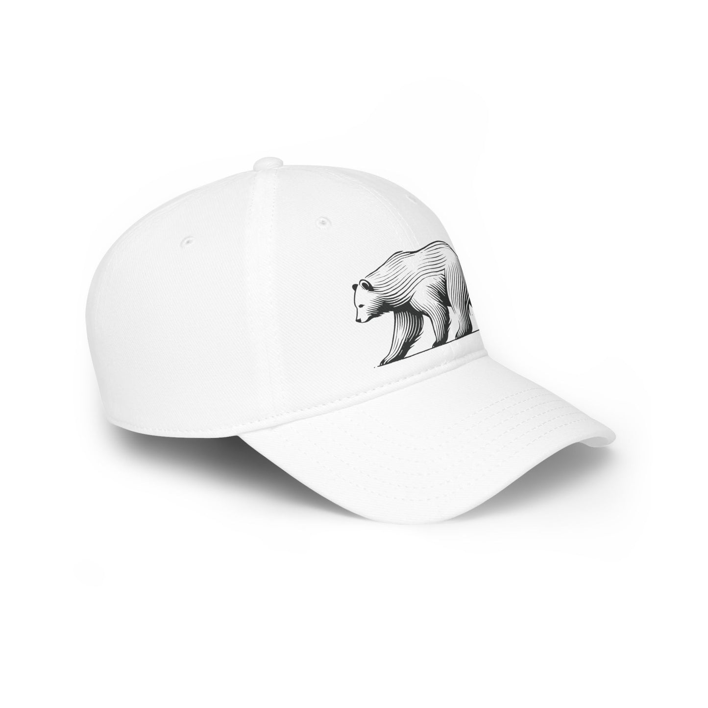 scandinavian minimalistic BEAR Design Baseball Cap – Casual Outdoor Style