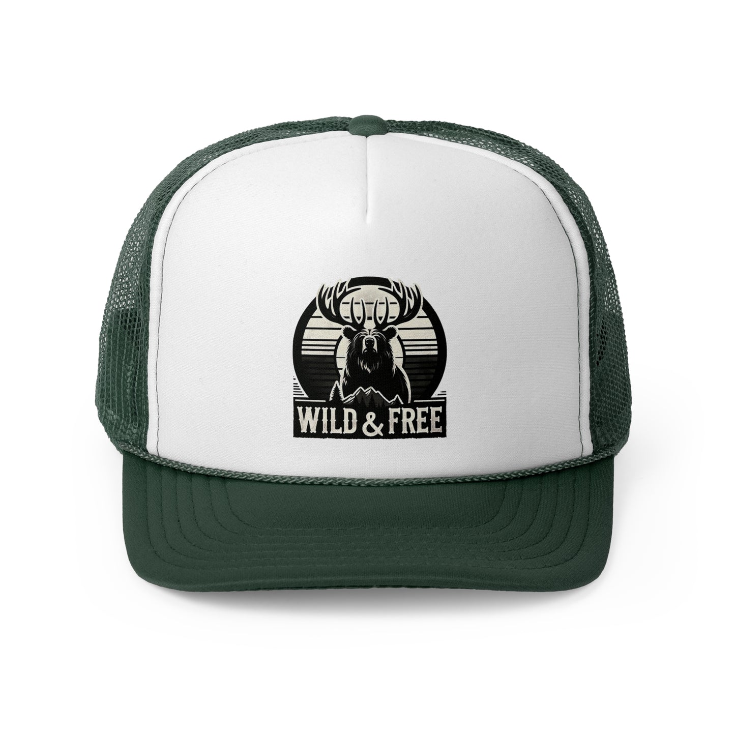 "Wild & Free" Trucker Cap for Outdoor Enthusiasts