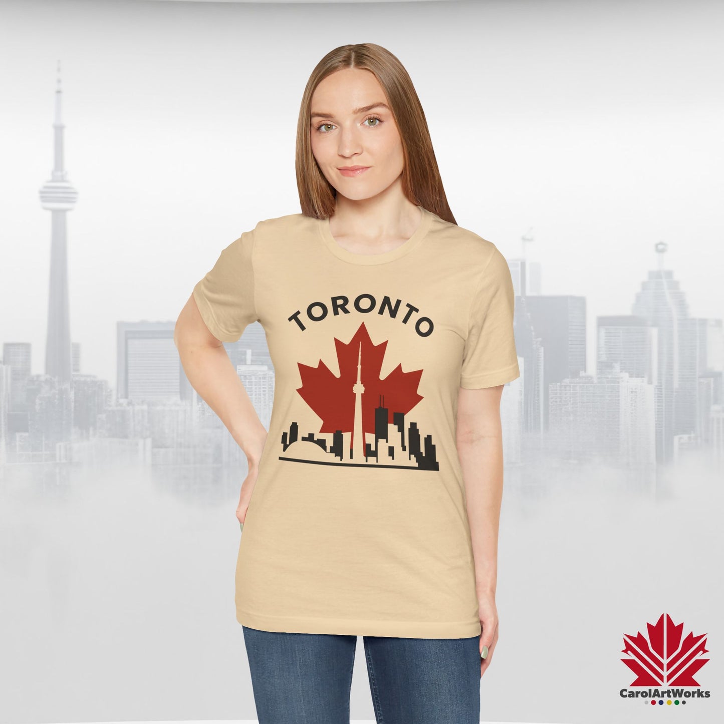 T-shirt Toronto Leafline Premium pour une allure canadienne décontractée