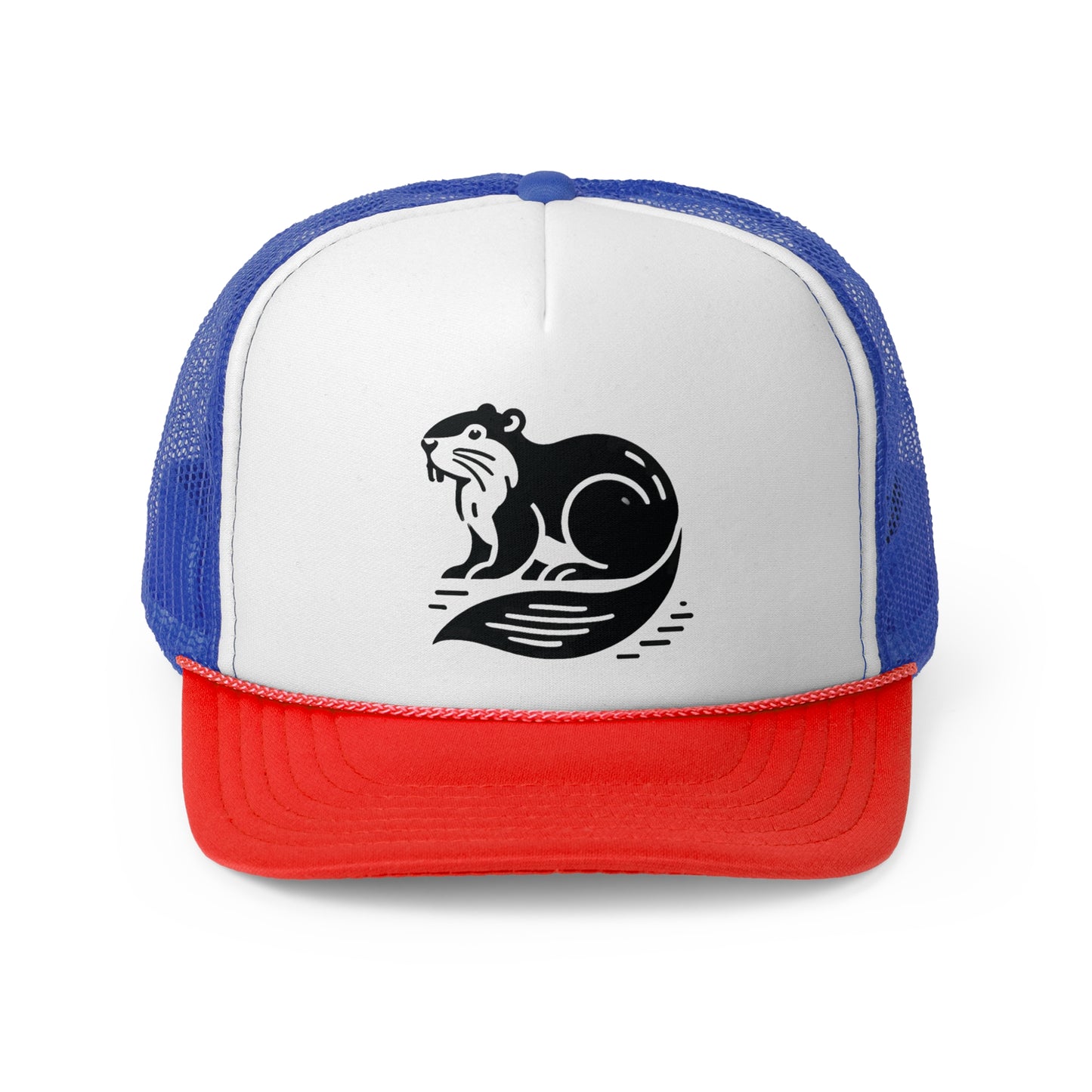 scandinavian minimalistic BEAVER Design Trucker Cap – Perfect for Outdoor Enthusiasts and Nature Lovers