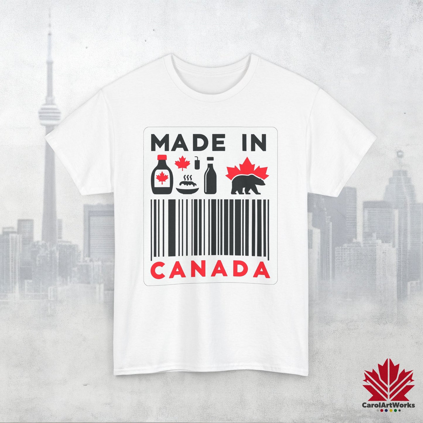“Made in Canada” Unisex Cotton Tee – Canadian Pride T-Shirt