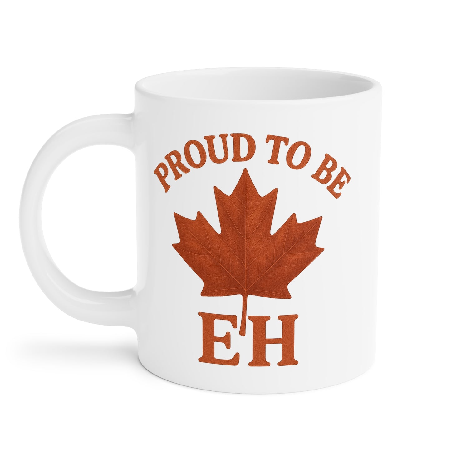 Fier d'être EH – Tasse en érable avec énergie polie